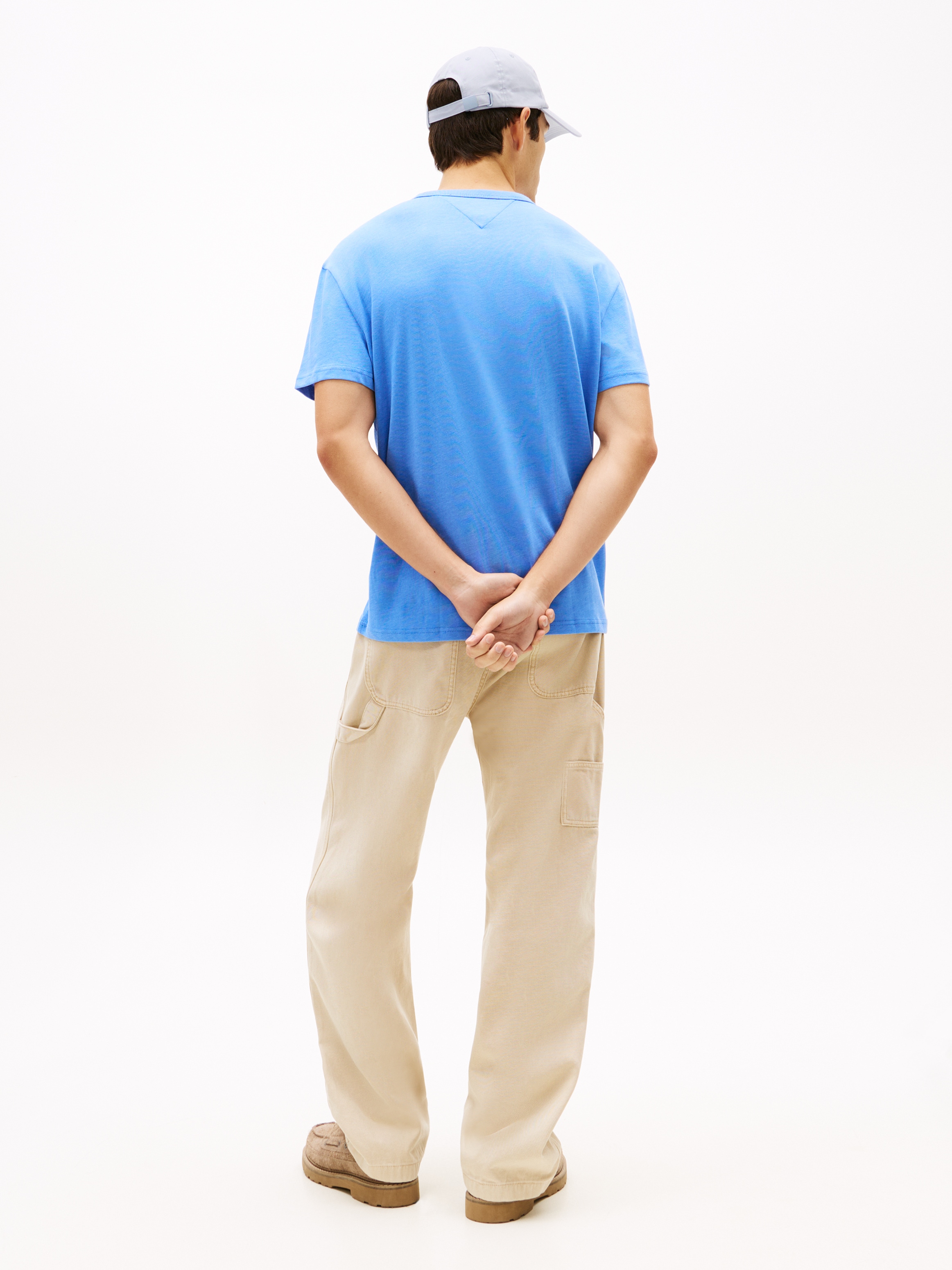 Tommy Jeans T-Shirt »TJM REG BADGE« Rundhals, Jersey, meliert, regular fit