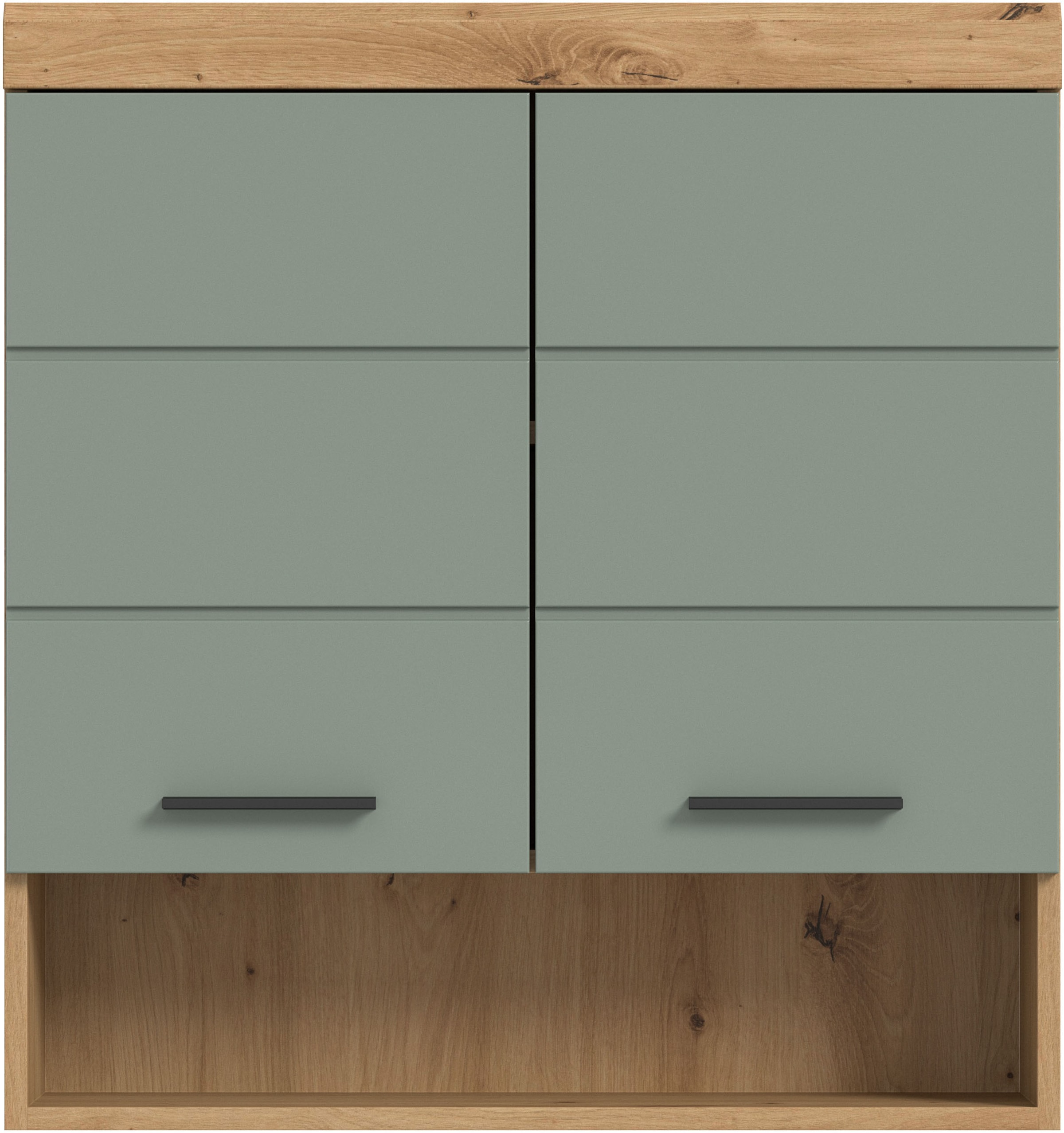 INOSIGN Hängeschrank »Siena, Breite 74cm, 2 Türen, 1 offenes Fächer, MDF-Front«, in verschiedenen Farben erhältlich, Badmöbel, Badschrank, Schrank, Bad