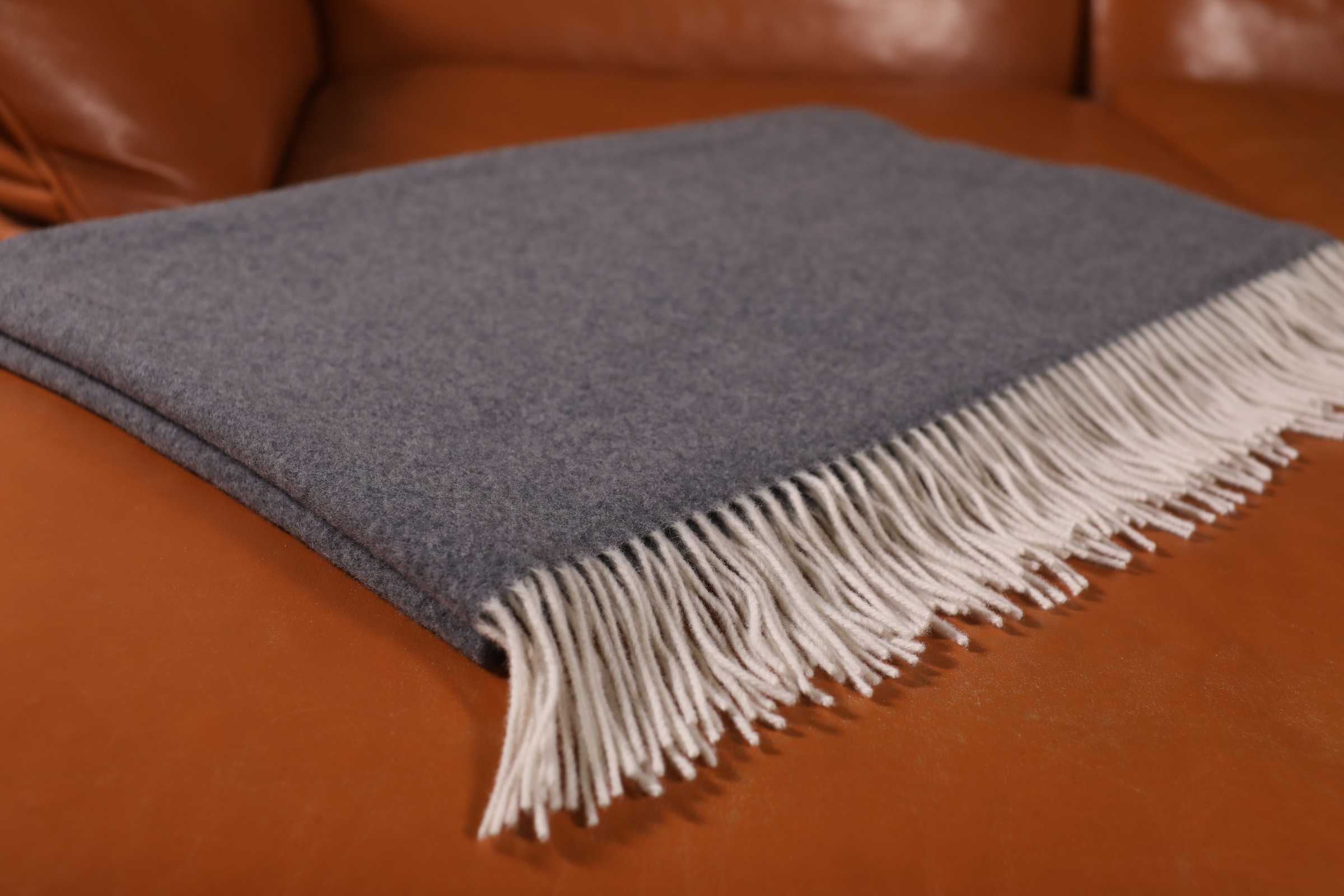 CASATEX Plaid »Duo Grigio Medio«, elegantes Design