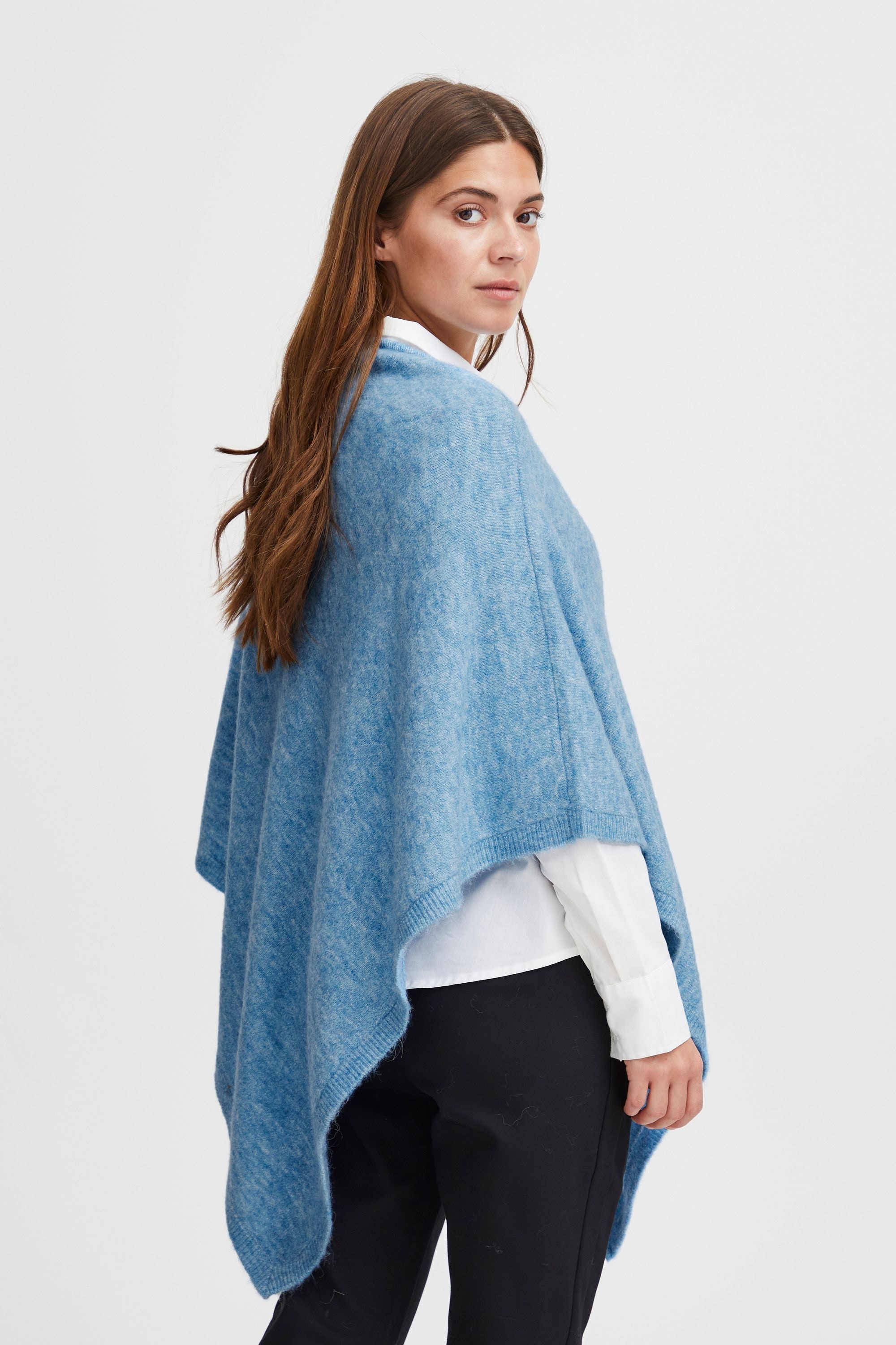 fransa Strickcape »Poncho FRSandy«