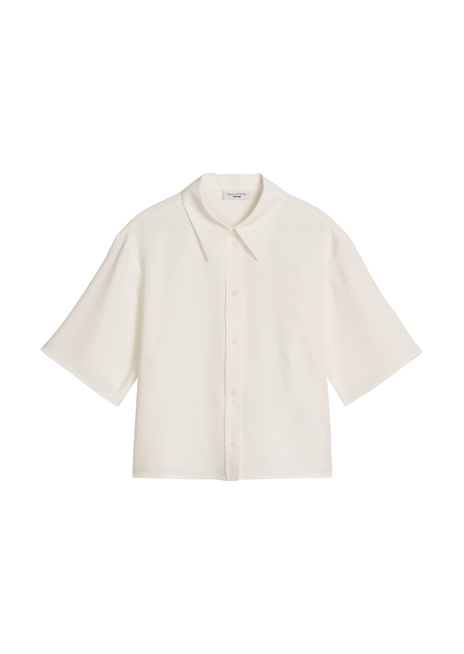 Marc O'Polo DENIM Kurzarmbluse Croped, relaxed fit