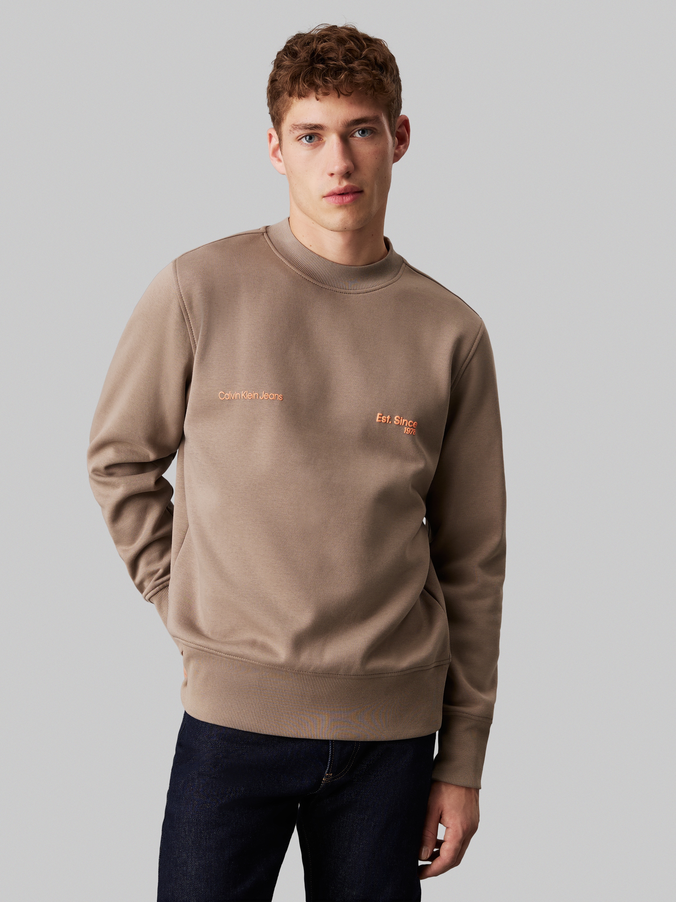 Sweatshirt »CALVIN KLEIN 1978 CREW NECK«, mit Logoprägung