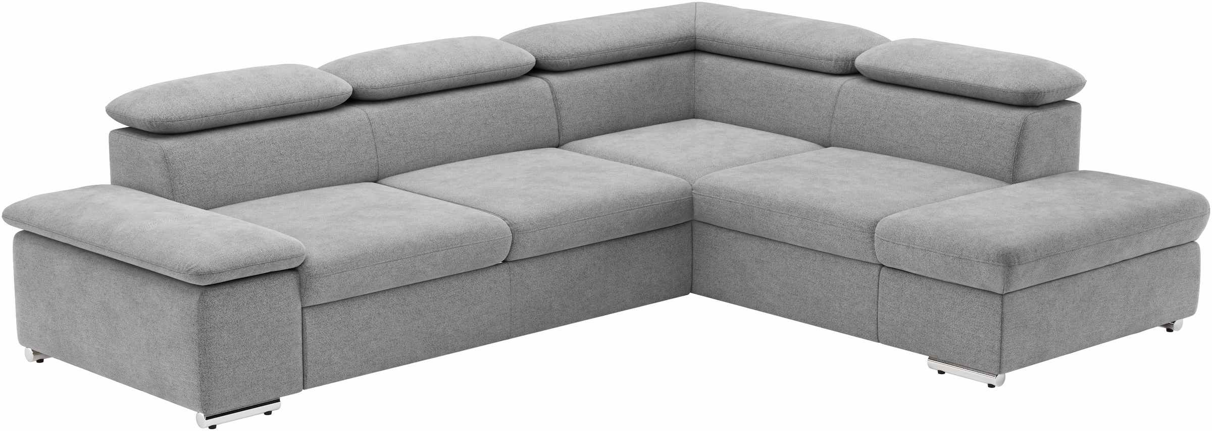 sit&more Ecksofa »Valentine L-Form, B: 272 cm« mit Arm- & Kopfteilverstellung, optional mit Bettfunktion