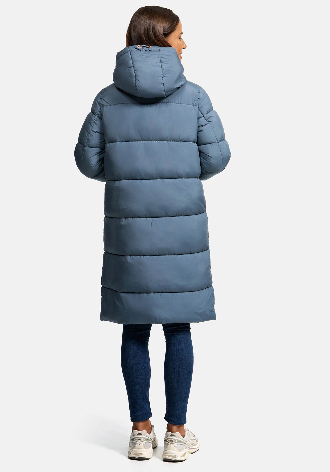 Marikoo Winterjacke »Marikoo Nomadiaa lange Damen Winterjacke N024«