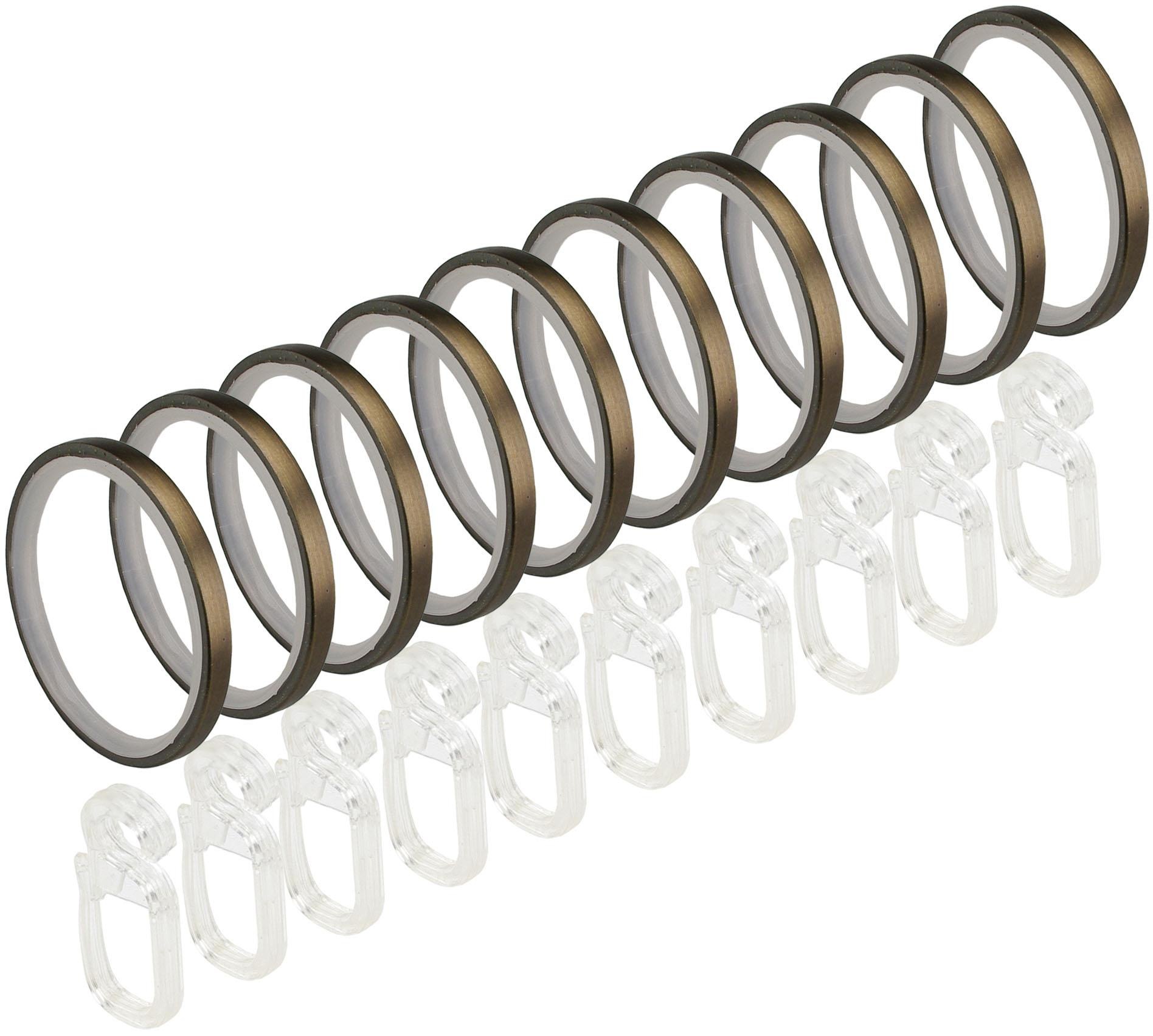 Liedeco Gardinenstange »CELKUGEL01SG1L«, 1 läufig-läufig, Fixmaß, 1-läufig im Fixmaß Ø 25 mm