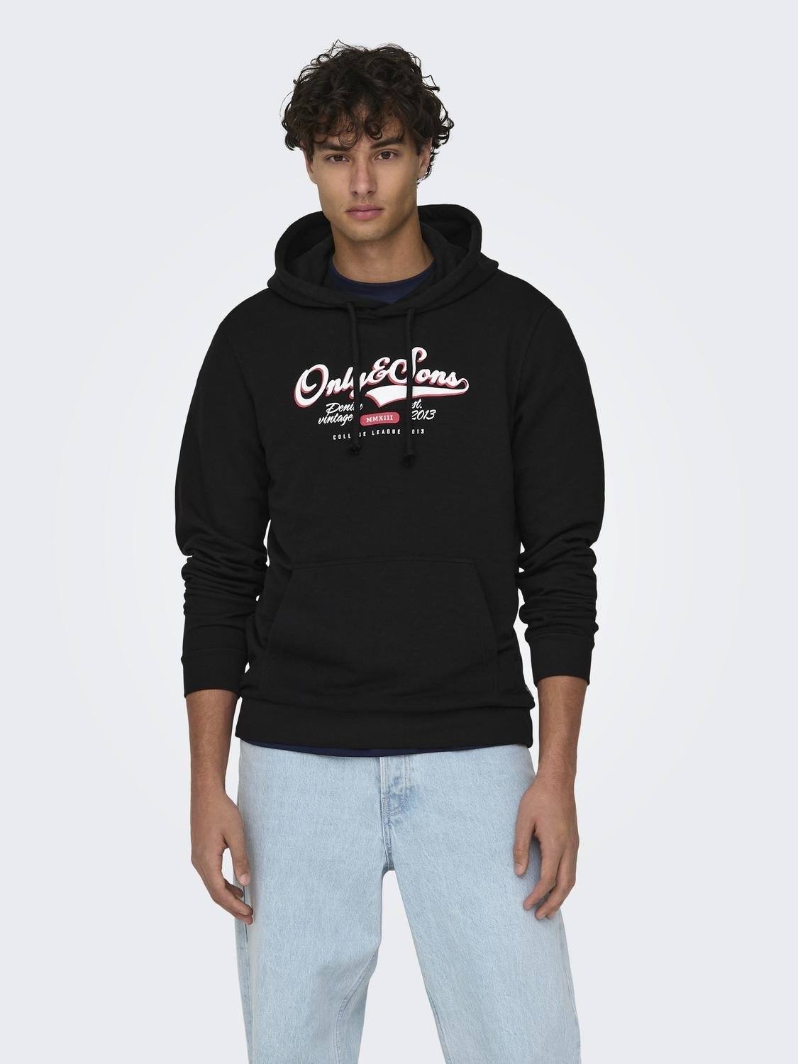 Kapuzensweatshirt »ONSLENNY REG VINTAGE PRINT HOOD SWEAT«