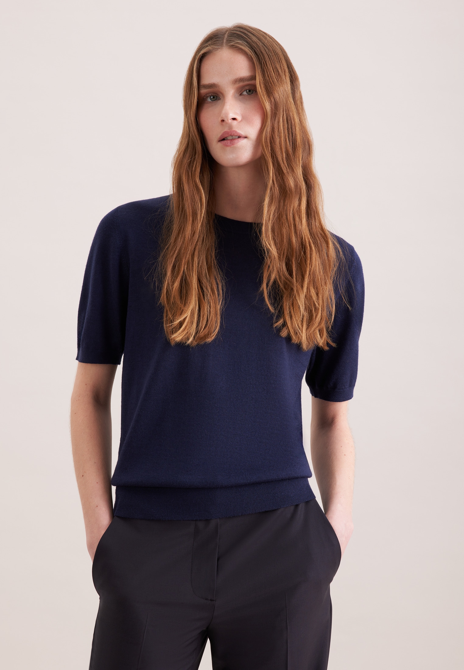 seidensticker Strickpullover Sweater Uni