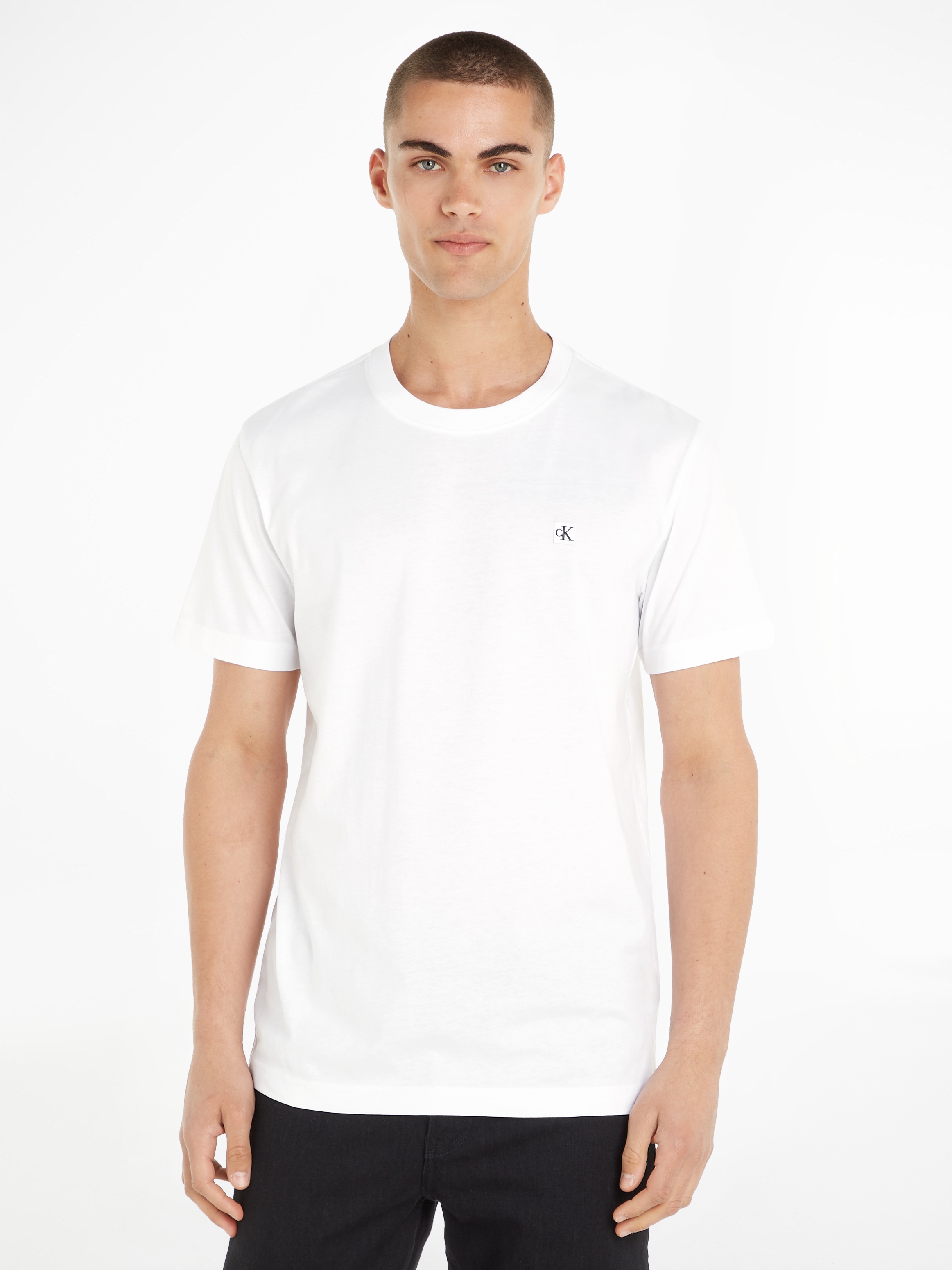 Calvin Klein Jeans T-Shirt »CK EMBRO BADGE TEE«, mit Logopatch