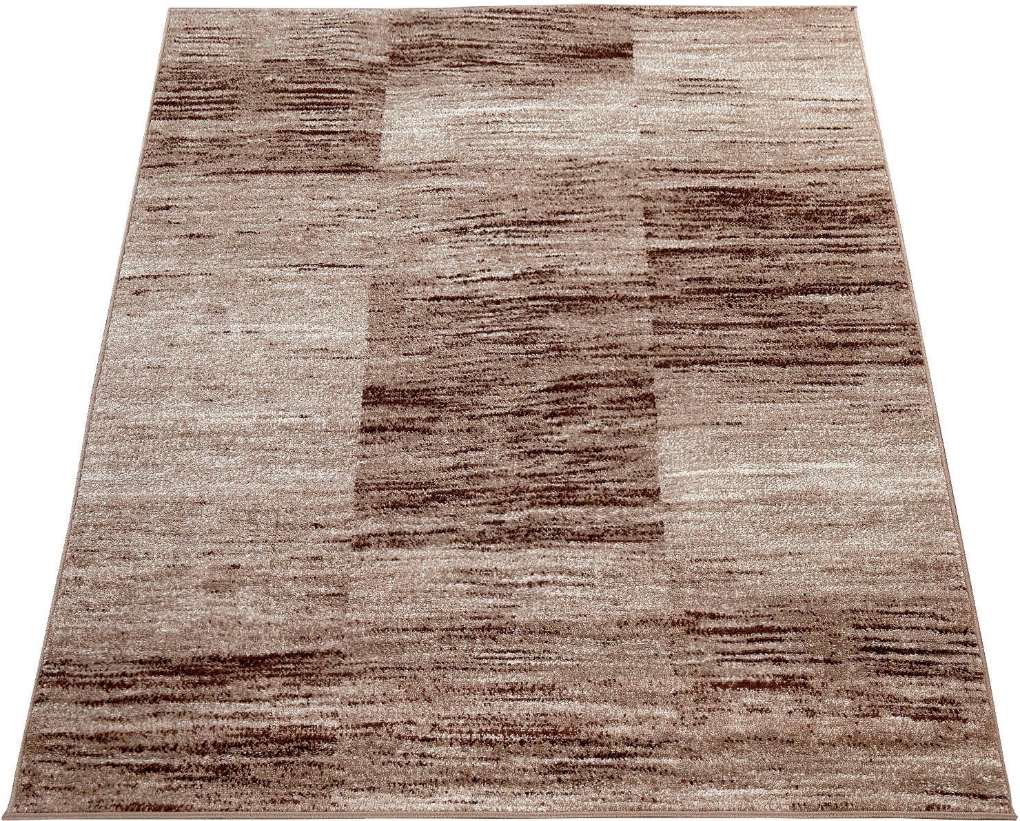 Paco Home Teppich »ECE 917«, rechteckig, 14 mm Höhe, Kurzflor, Karo Design, Wohnzimmer