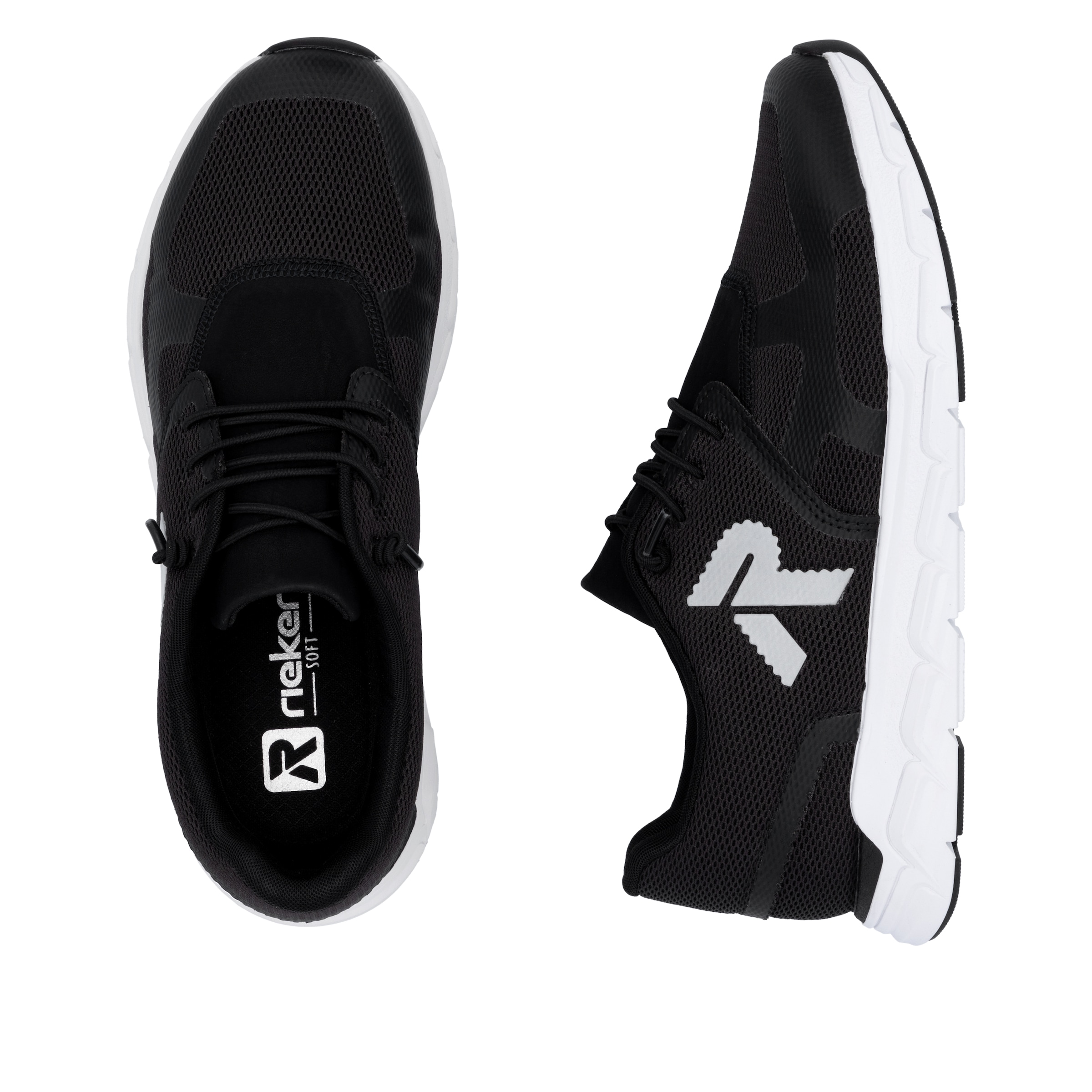 RIEKER Sport Slip-On Sneaker »Preston«, Freizeitschuh, Halbschuh, Schlupfschuh mit Gummizug