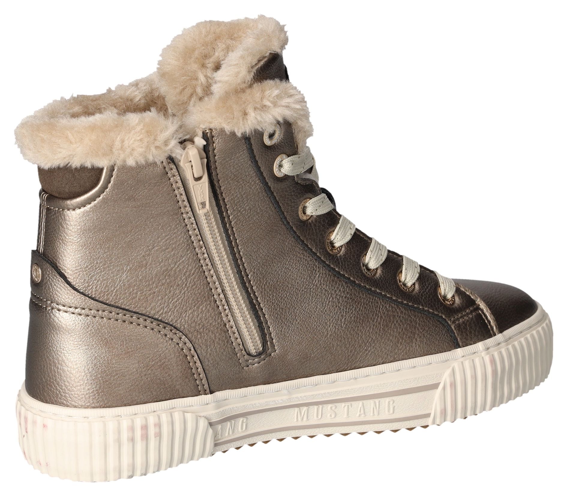 Mustang Shoes Winterboots, Schnürboots, High top Sneaker mit Innenreißverschluss