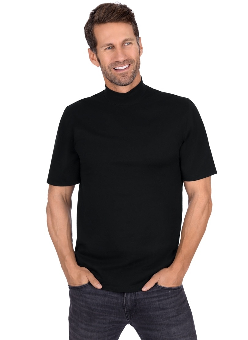 Trigema T-Shirt »TRIGEMA T-Shirt online bestellen Stehkragen« bei mit OTTO