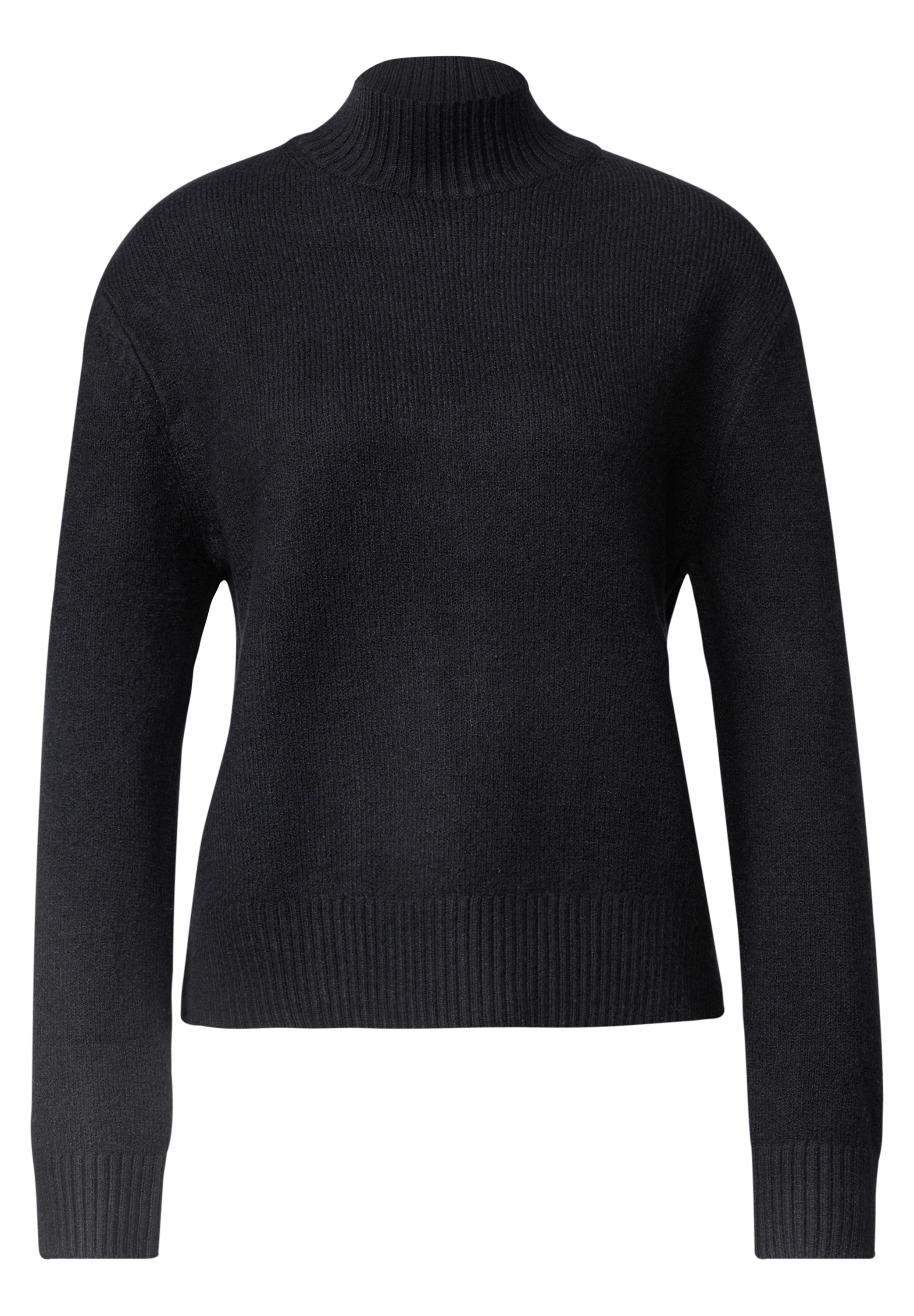 STREET ONE Strickpullover Mouliné Pullover mit Turtle Neck