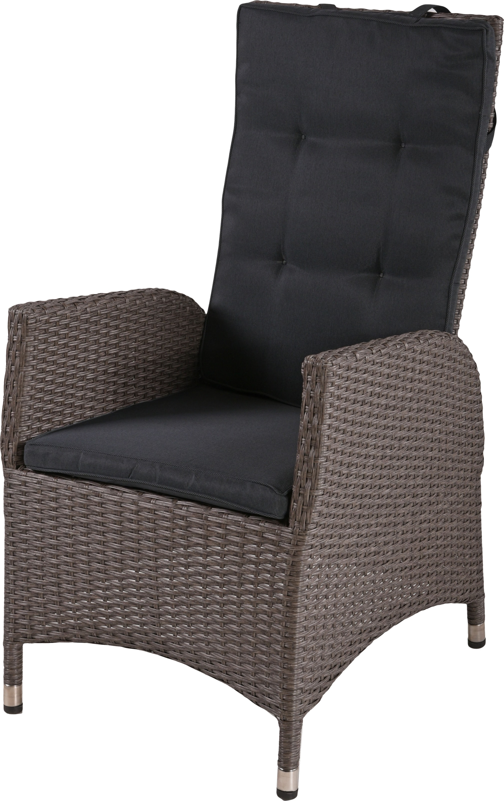 Garden Pleasure Garten-Essgruppe », Tischgruppe »BRAGA Set 07«« Set, 7 Stk. tlg. 4 Sessel, mit Gasfedern, Tisch LxB: 180x90 cm, inkl Auflagen