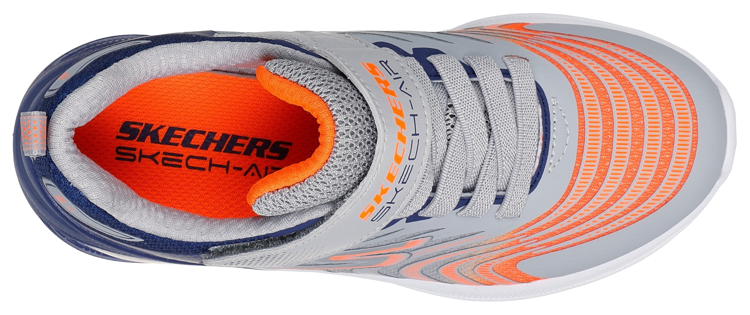 Skechers Sneaker »MICROSPEC MAX ADVANCE«, Freizeitschuh mit Klettverschluss, Größenschablone zum Download