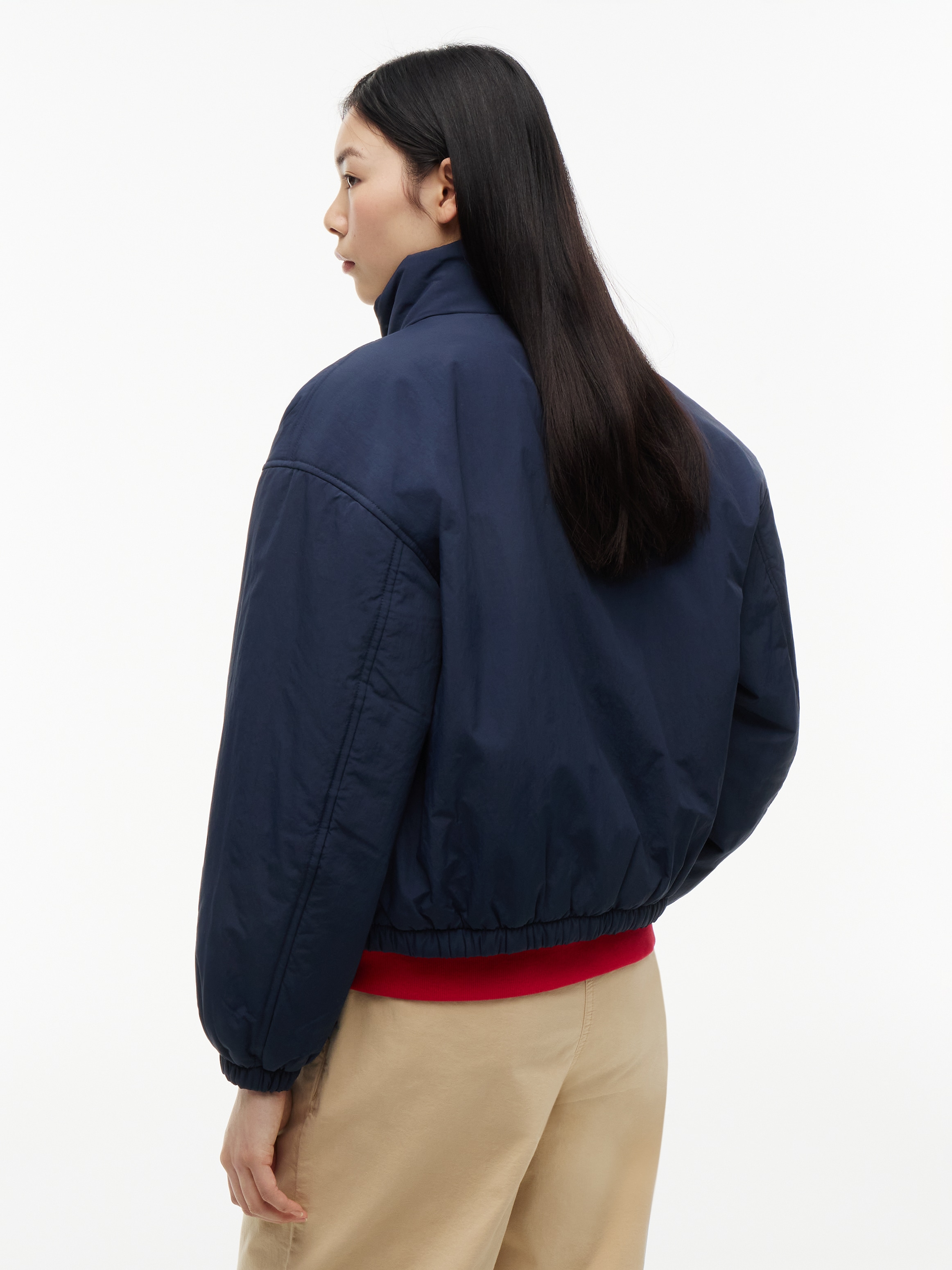 Tommy Jeans Blouson »TJW PADDED HIGH NECK JACKET« Kunstfaser