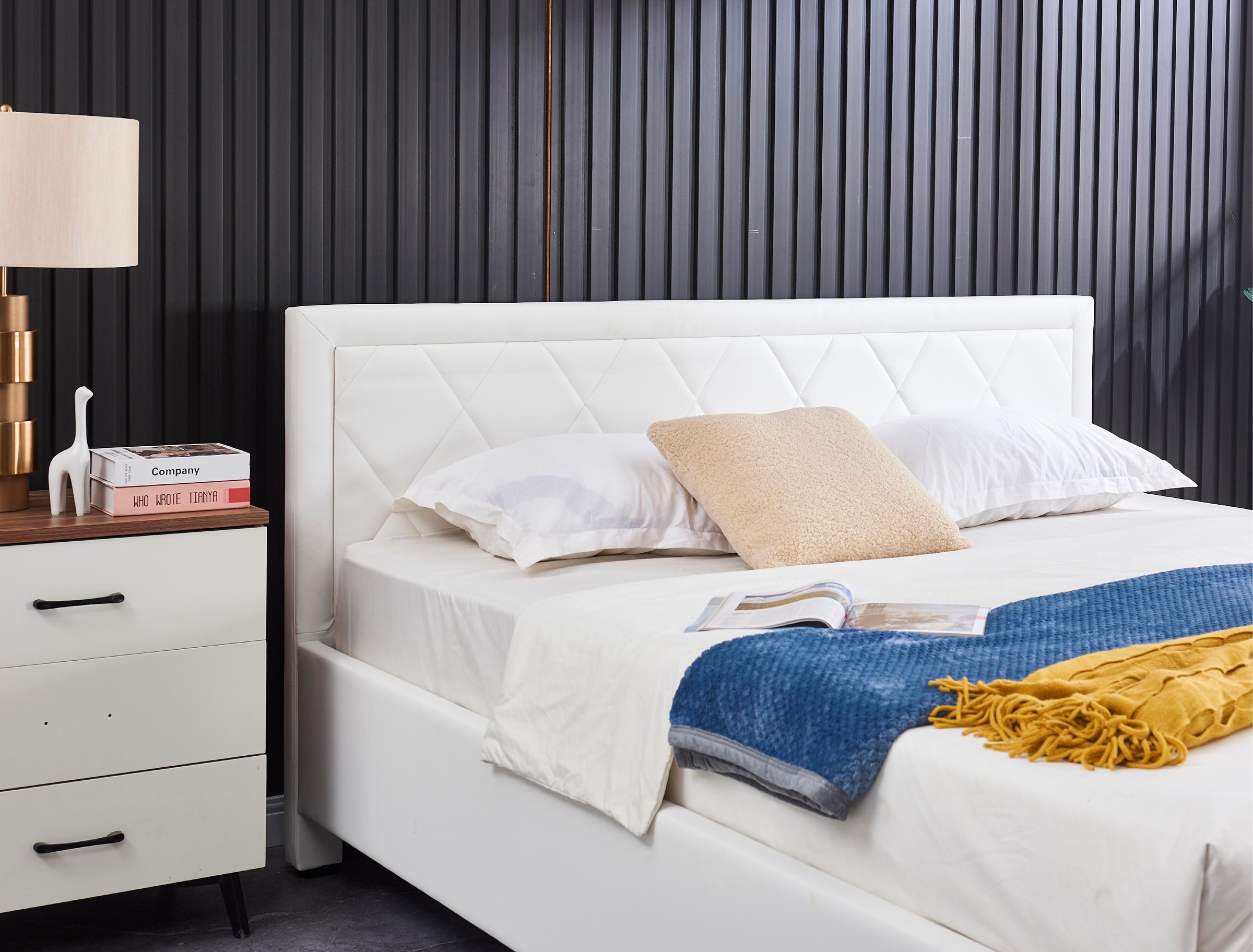 ATLANTIC home collection Polsterbett »Johanna«, mit Lattenrost und Bettkasten