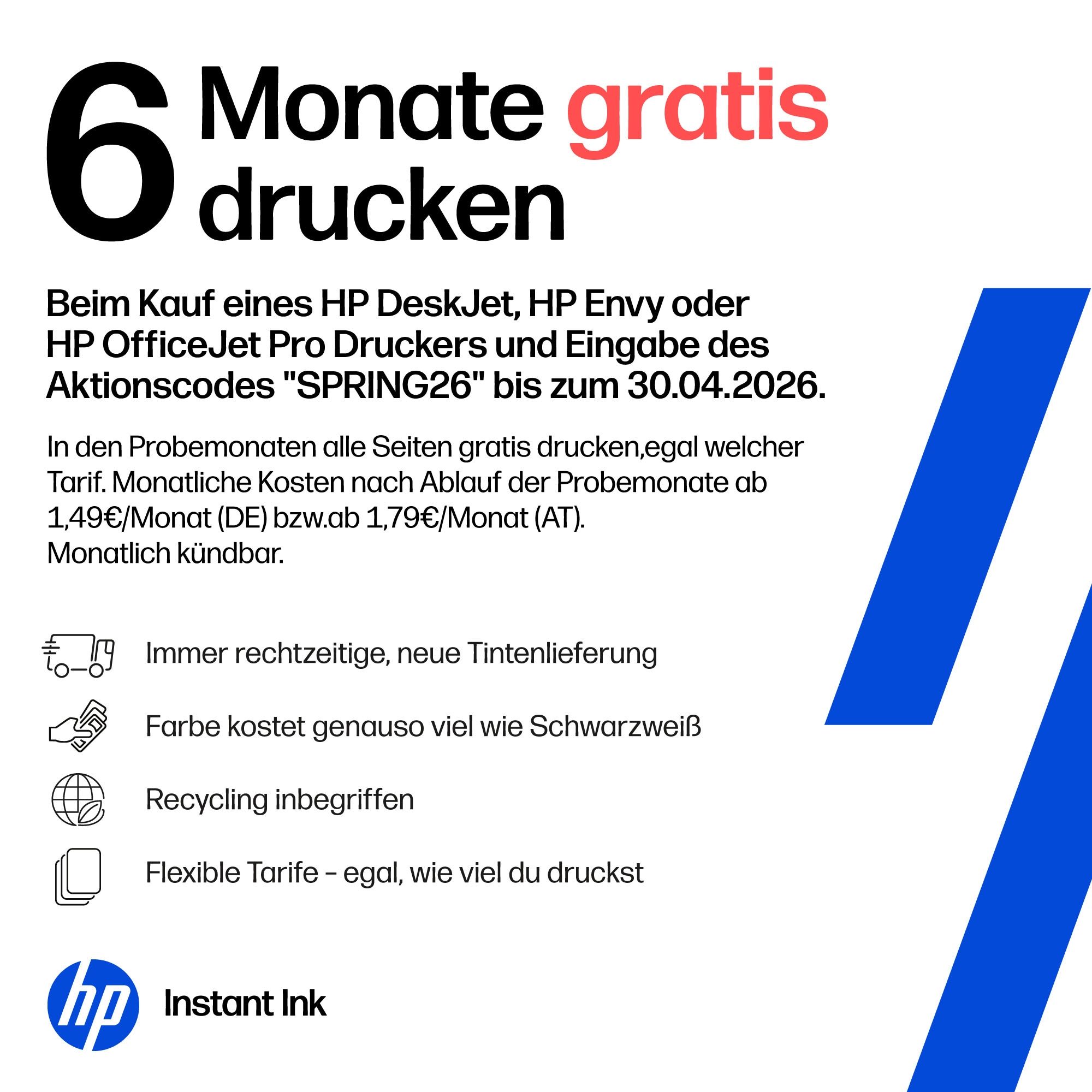 HP Multifunktionsdrucker »OfficeJet Pro 8122e« 6 Monate gratis Drucken mit HP Instant Ink inklusive