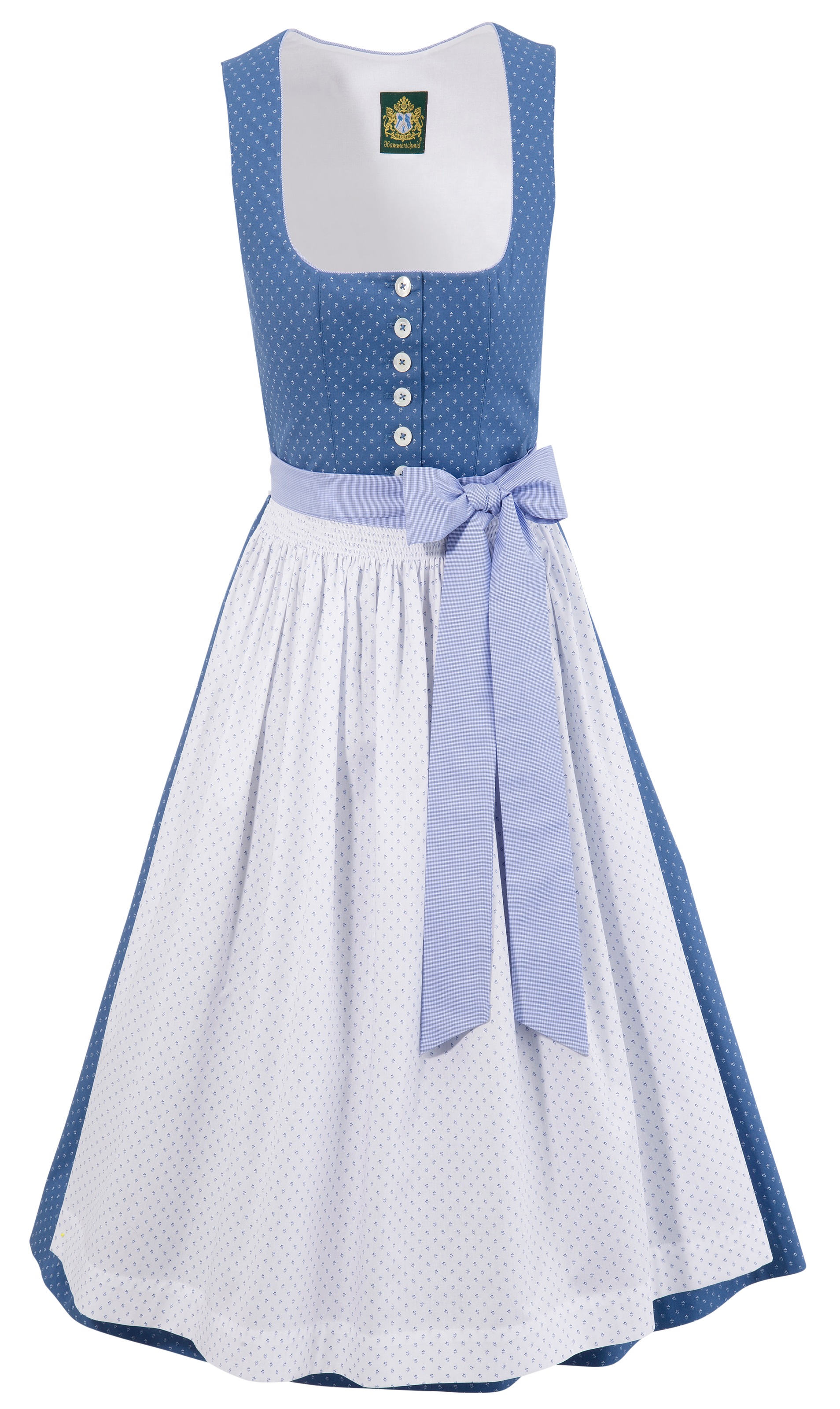 Hammerschmid Dirndl, (2 tlg.), midi mit Blümchendruck