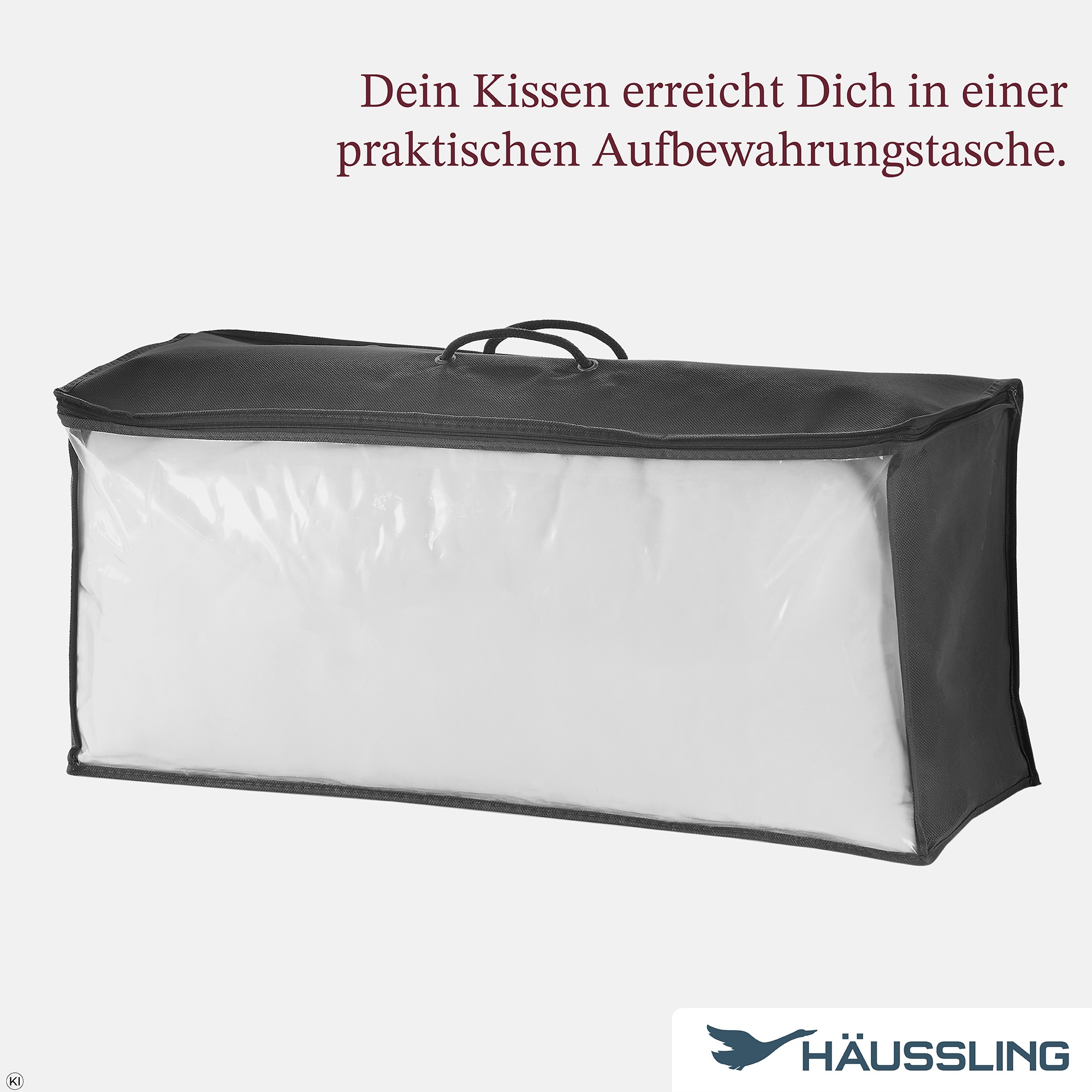 Haeussling Daunenbettdecke + Kopfkissen »Swiss Royal« Bettdecken-Set mit Kopfkissen, 135x200 oder 155x220 cm, Sommer, Winter
