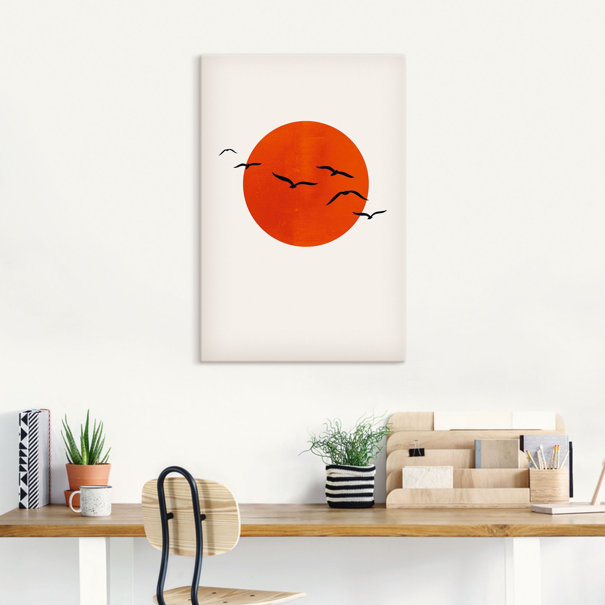 Artland Leinwandbild »Ein sonniger Tag«, Himmelsbilder, (1 St.), auf Keilrahmen gespannt