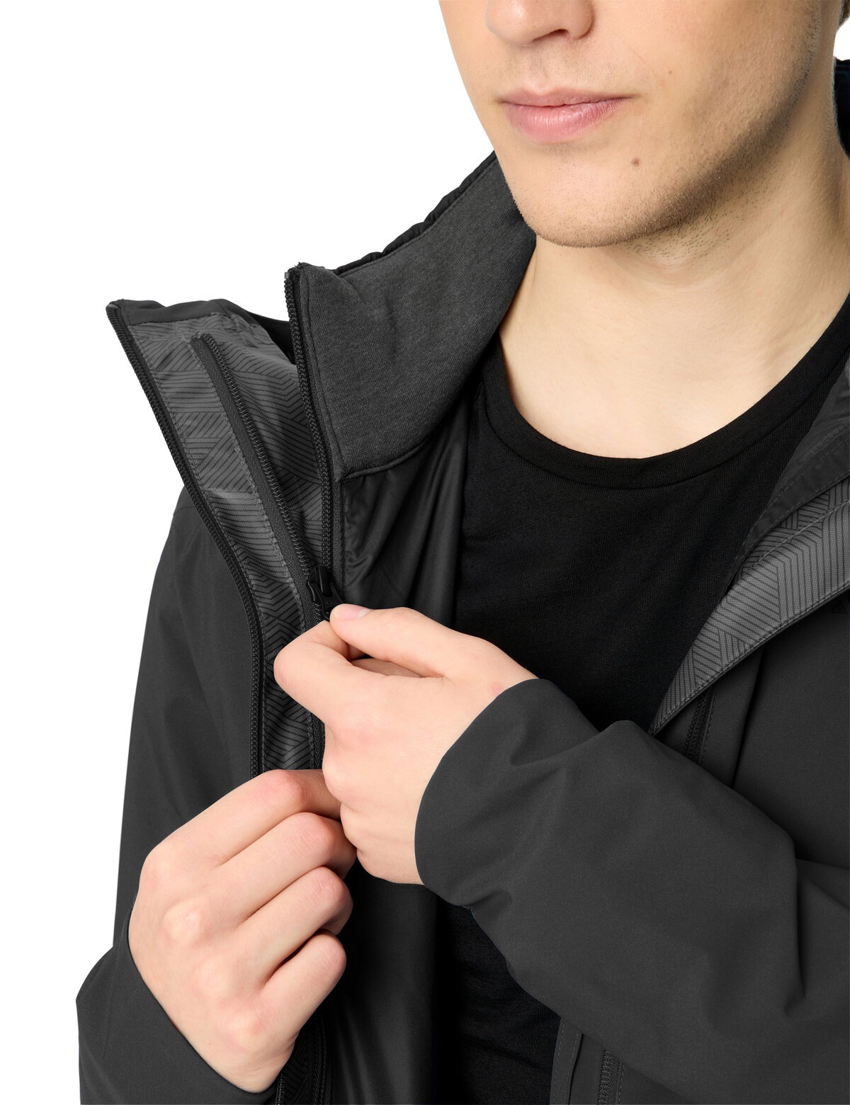 VAUDE 3-in-1-Funktionsjacke »MEN'S YARAS 3IN1 JACKET II« 2 Stk. tlg. für Radsport, mit PrimaLoft®-Isolierung, aus Lyocell-Fasern