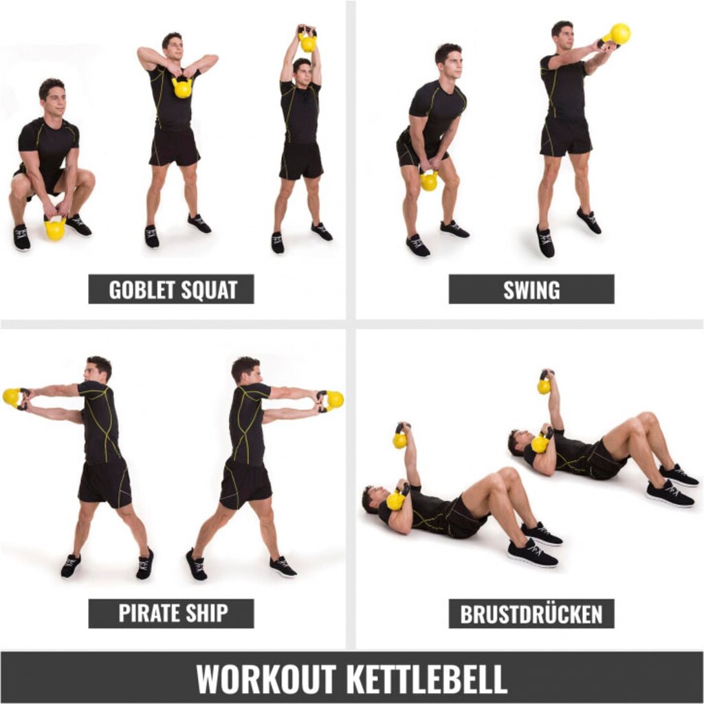 GORILLA SPORTS Kettlebell »Kettlebell Competition 6-24 kg«