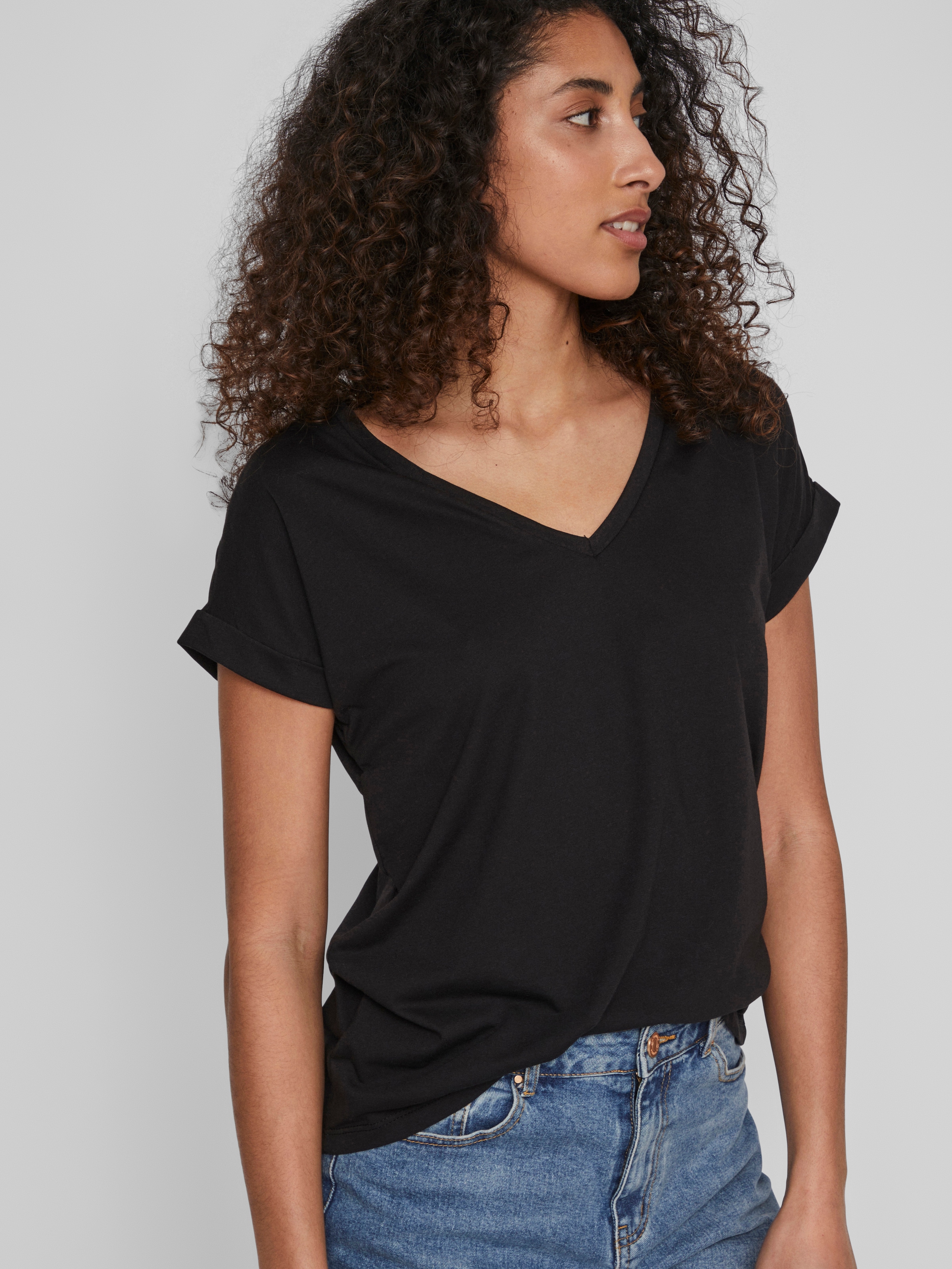Vila V-Shirt »VIDREAMERS NEW V-NECK T-SHIRT - NOOS«