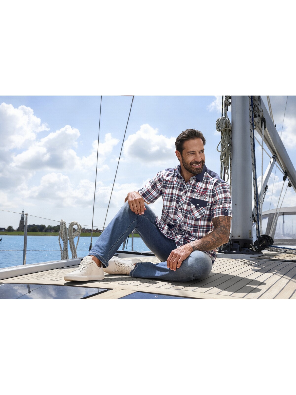 Jan Vanderstorm Kurzarmhemd »Kurzarmhemd BERTIL«