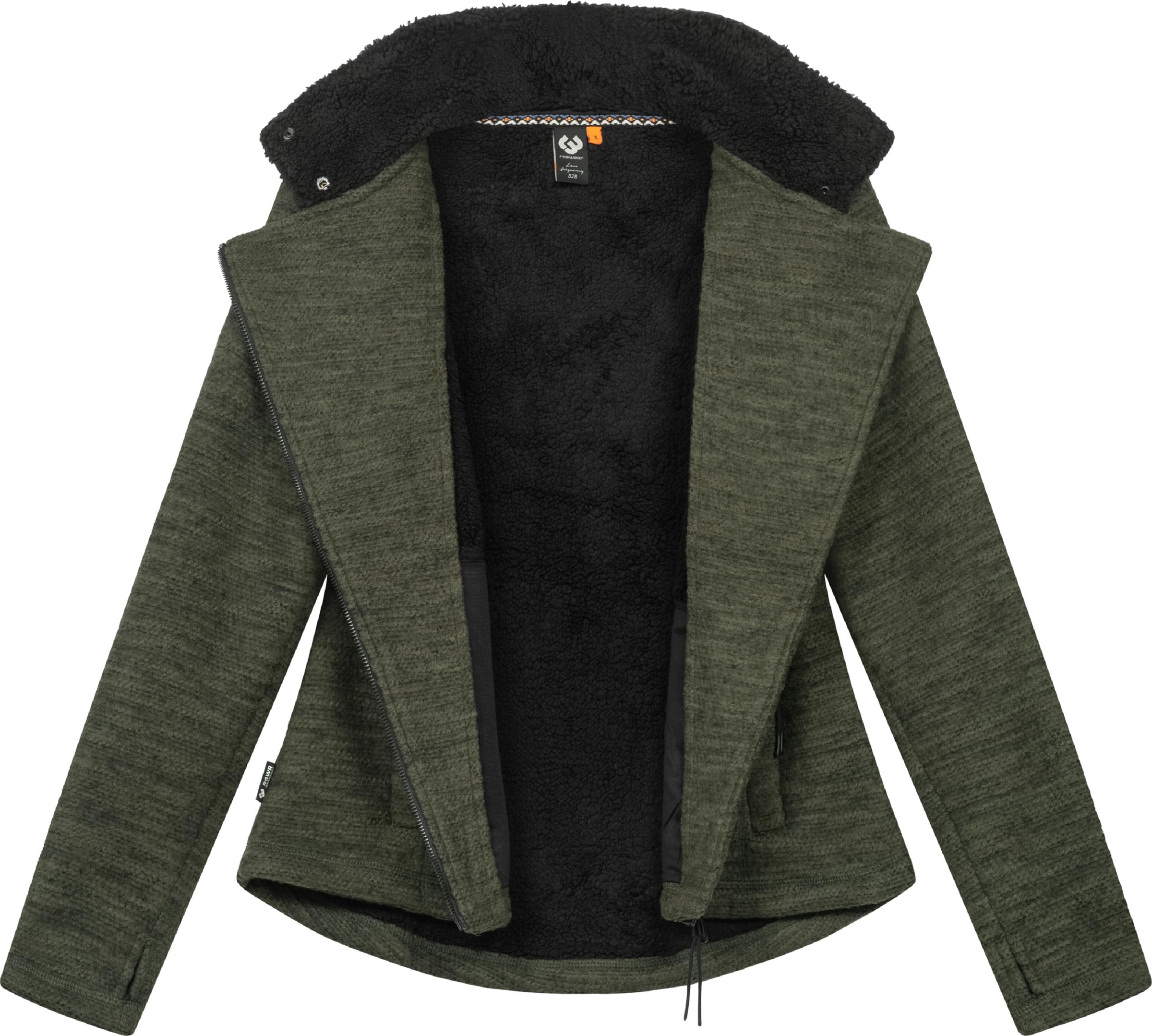 Ragwear Strickfleecejacke »Strickfleecejacke Saskie Melange«