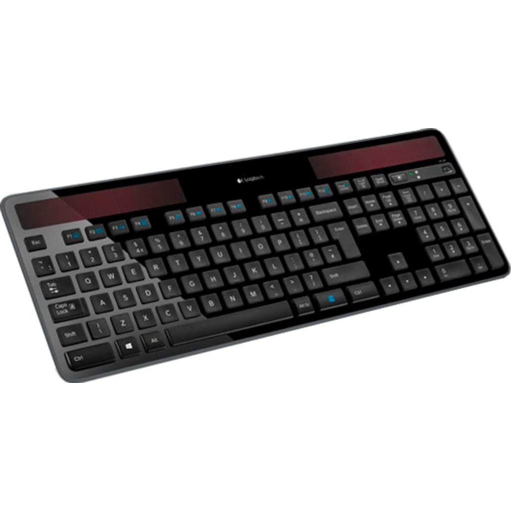 Logitech Tastatur »Wireless Solar Keyboard K750 - DE-Layout«, (Ziffernblock)