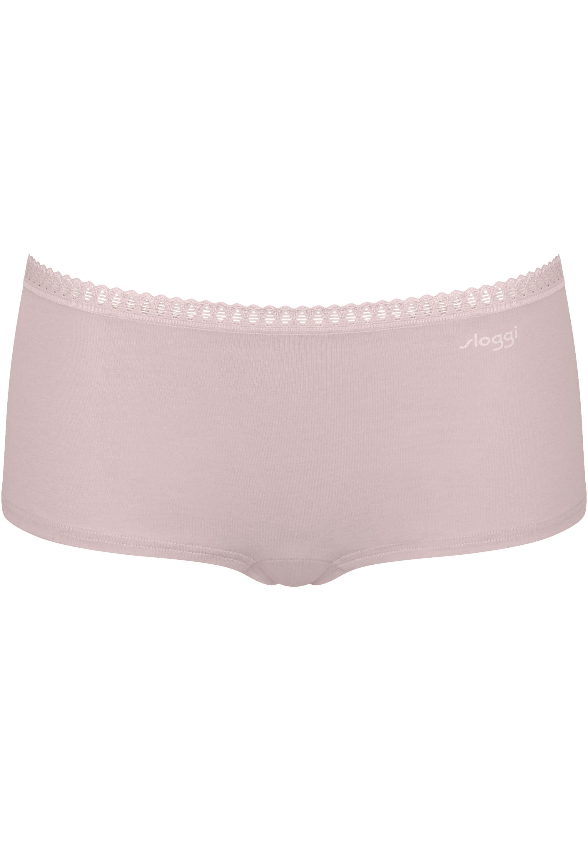 sloggi Panty »GO Crush Short C3P«, (3er Pack), mit Spitzendetails