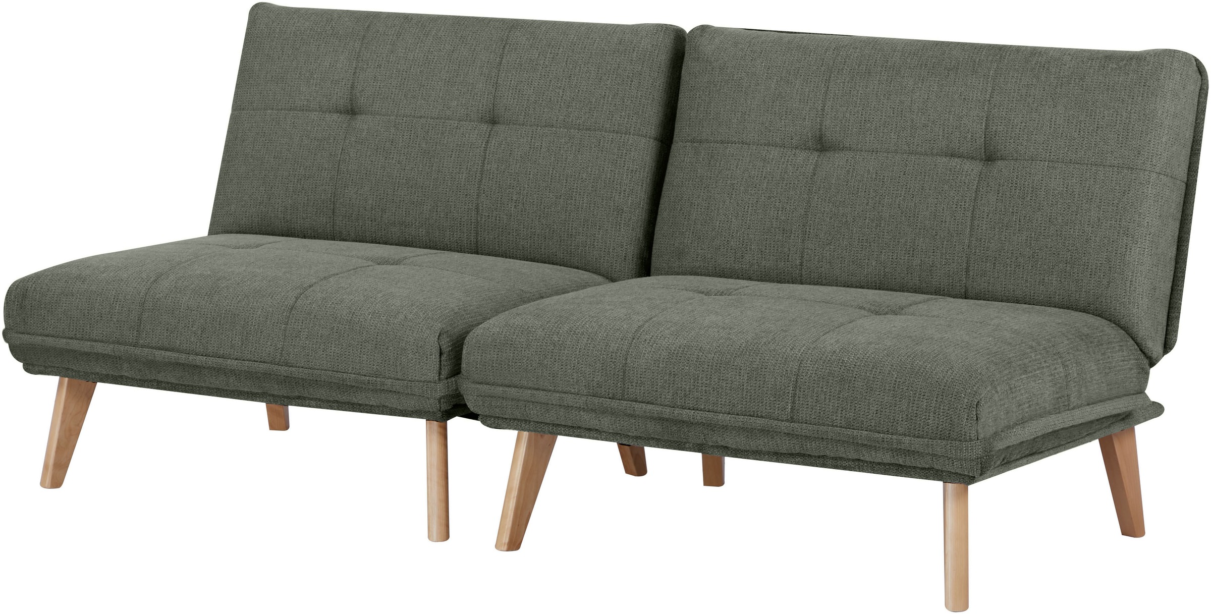 INOSIGN Sessel »DELANEY Schlafsofa, bestehend aus 2 Modulen, mit Schlaffunktion«, Bettsofa, Schlafsessel, Klappsofa, erweiterbar, in Webstoff