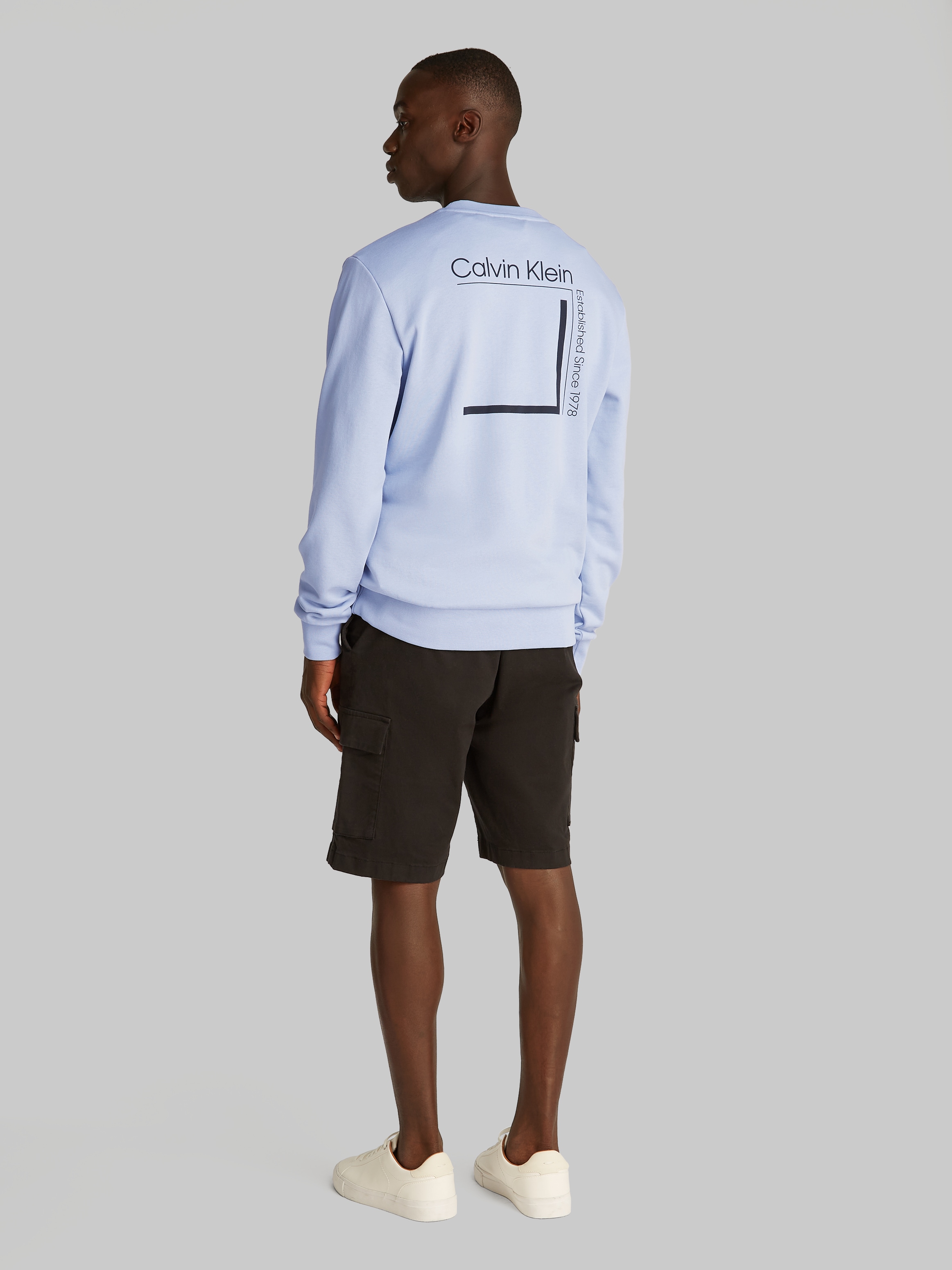 Calvin Klein Sweatshirt »CP-LINEAR BOX LOGO SWEATSHIRT«, mit Logo auf der Rückseite