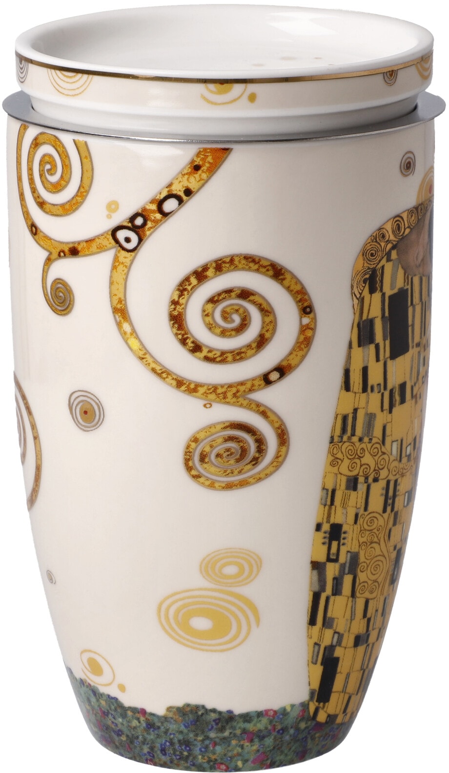 Klimt Kuss bestellen Der - Metall, »Klimt«, Deckel/Sieb, bei Artis Gustav Orbis, online Goebel Teetasse Tasse mit OTTO