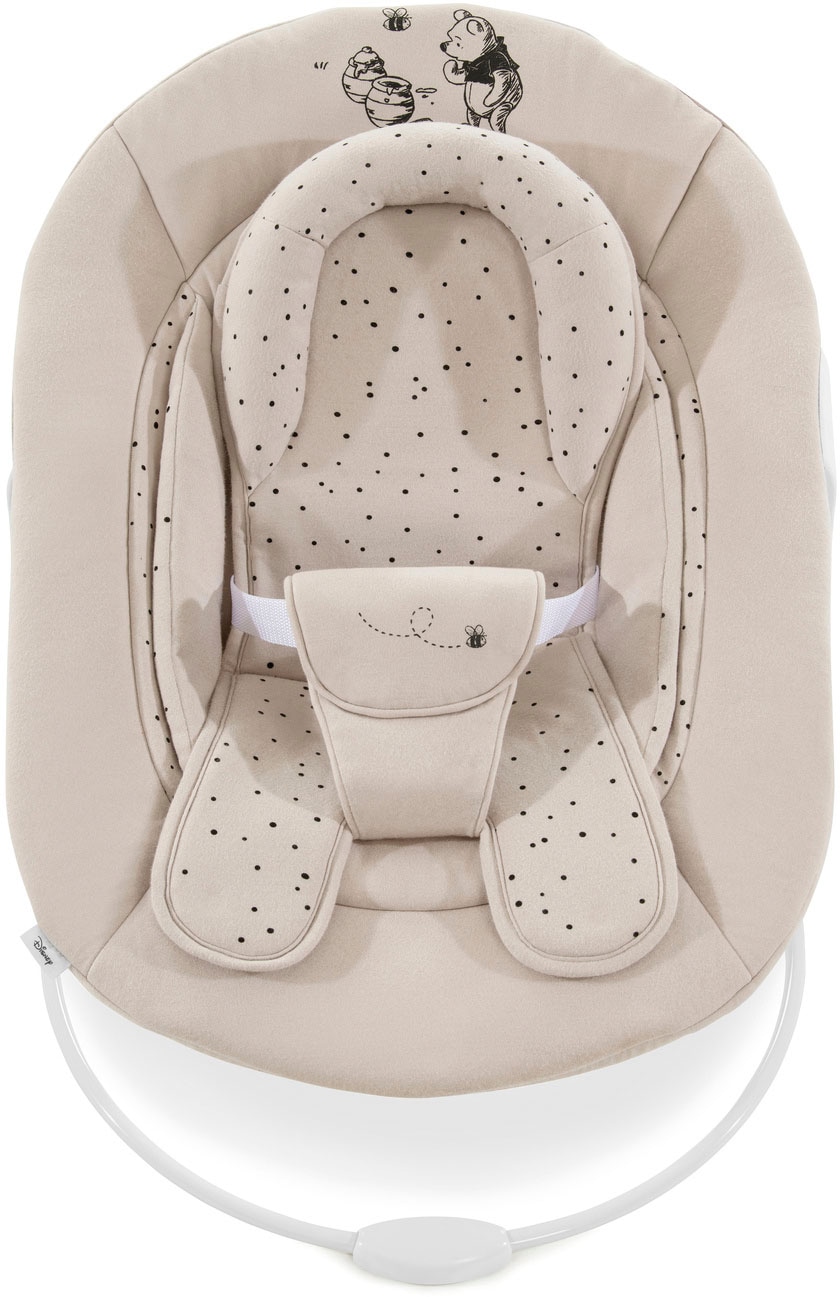 Hauck Hochstuhlaufsatz »Alpha Bouncer 2in1 Winnie the Pooh beige« bis, 9 kg, mit Wippgestell