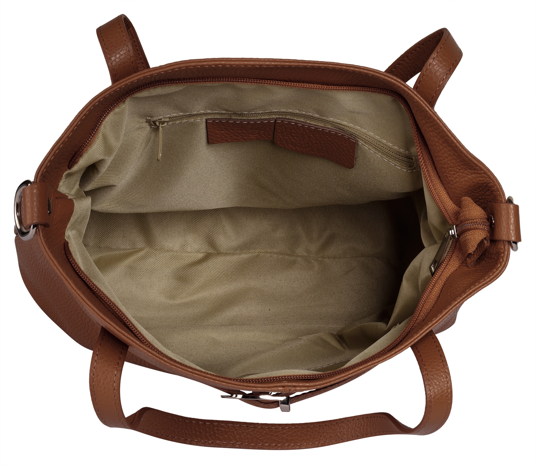 Cluty Shopper, echt Leder, Made in Italy