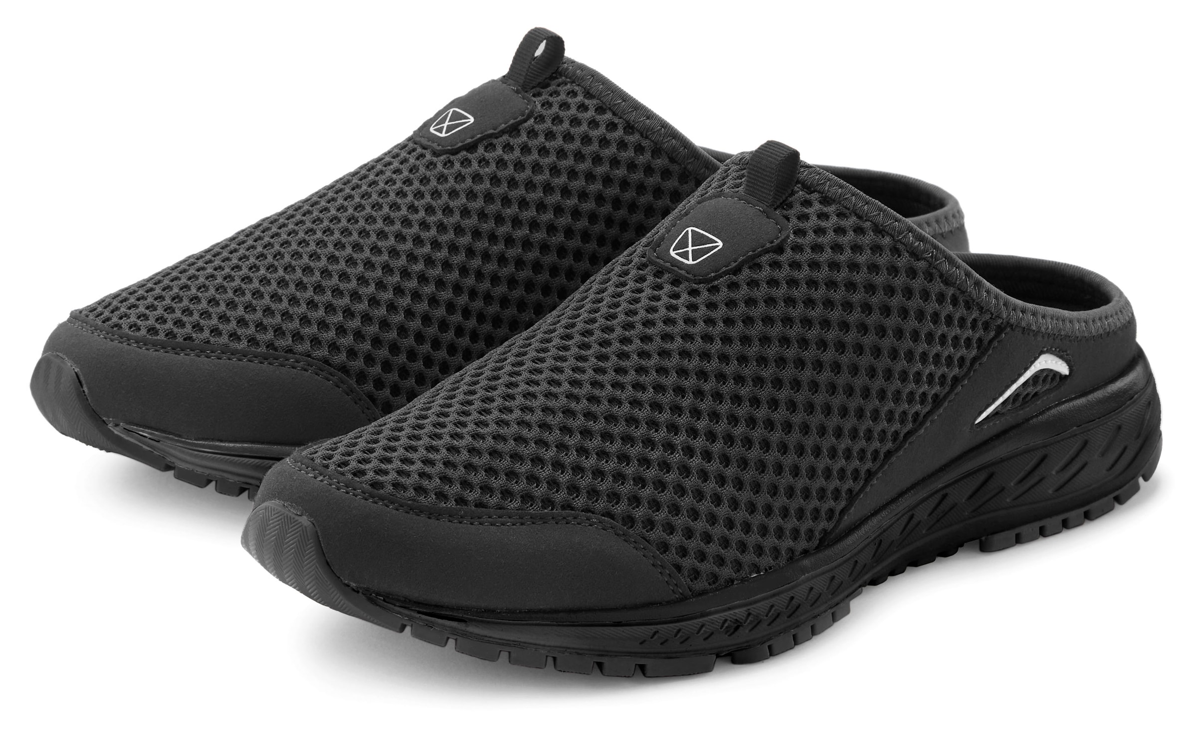 Authentic Le Jogger Damen Sabot Clog in schwarz, Größe 40