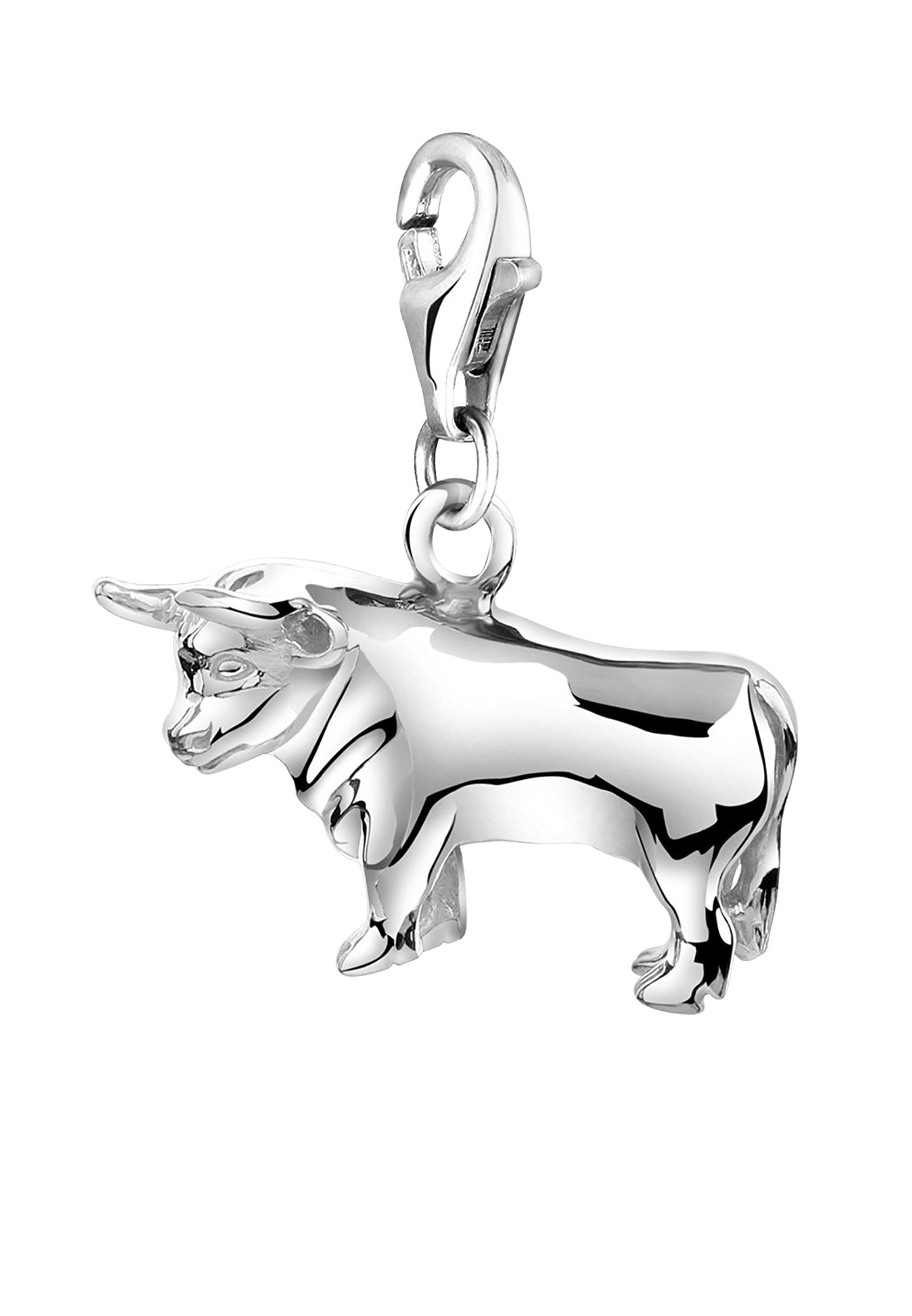 Nenalina Charm-Einhänger »Charm Anhänger Sternzeichen Stier Taurus 925 Silber«