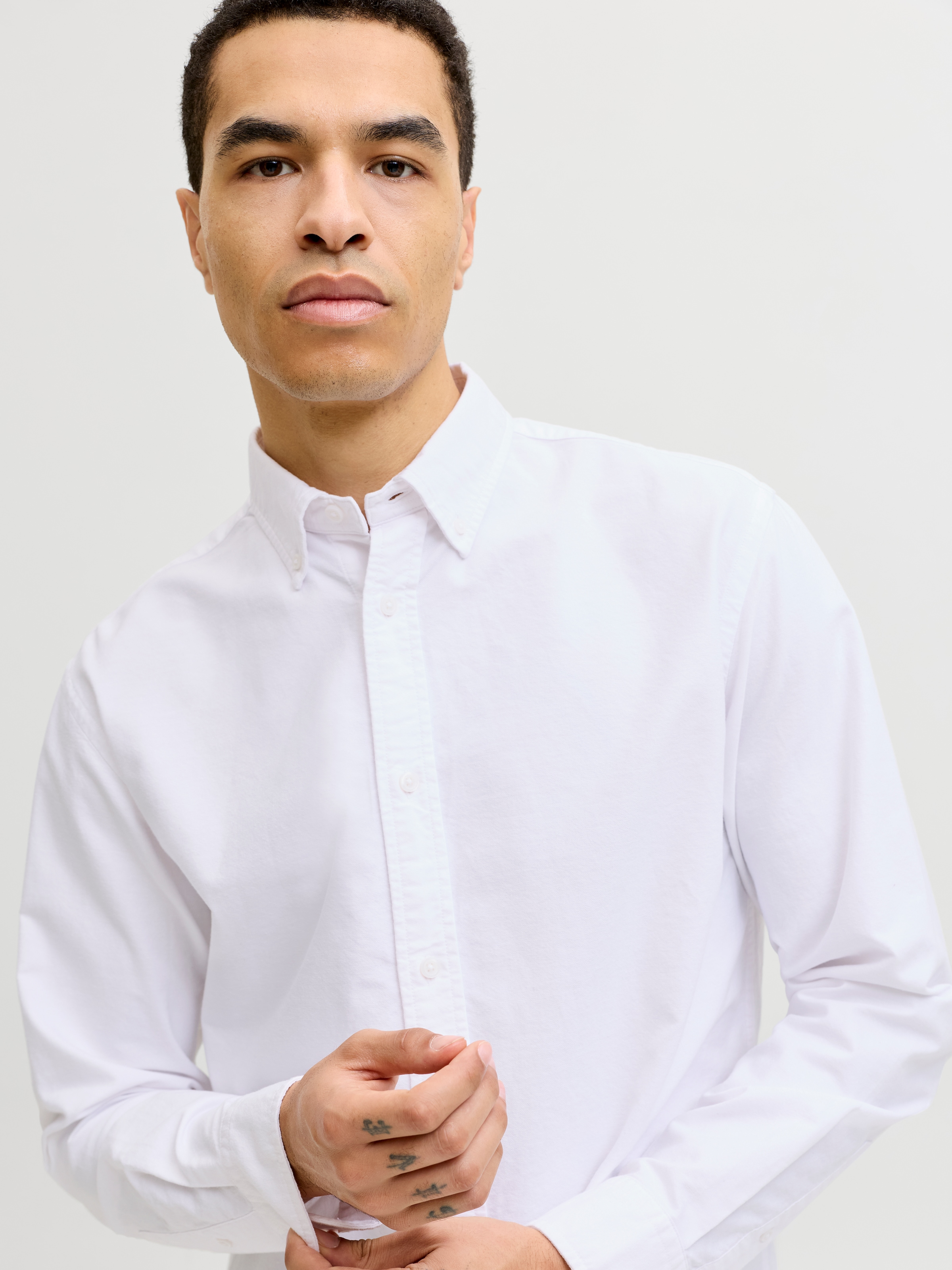 Jack & Jones Langarmhemd »JPRBLUHARVEY OXFORD L/S SHIRT SN« Baumwolle, regular fit