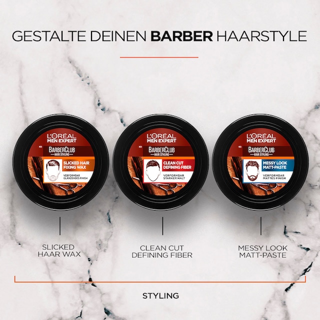 Slicked online PARIS EXPERT bei MEN Haarwachs Fixing Wax« Club L\'ORÉAL Hair OTTO »Barber