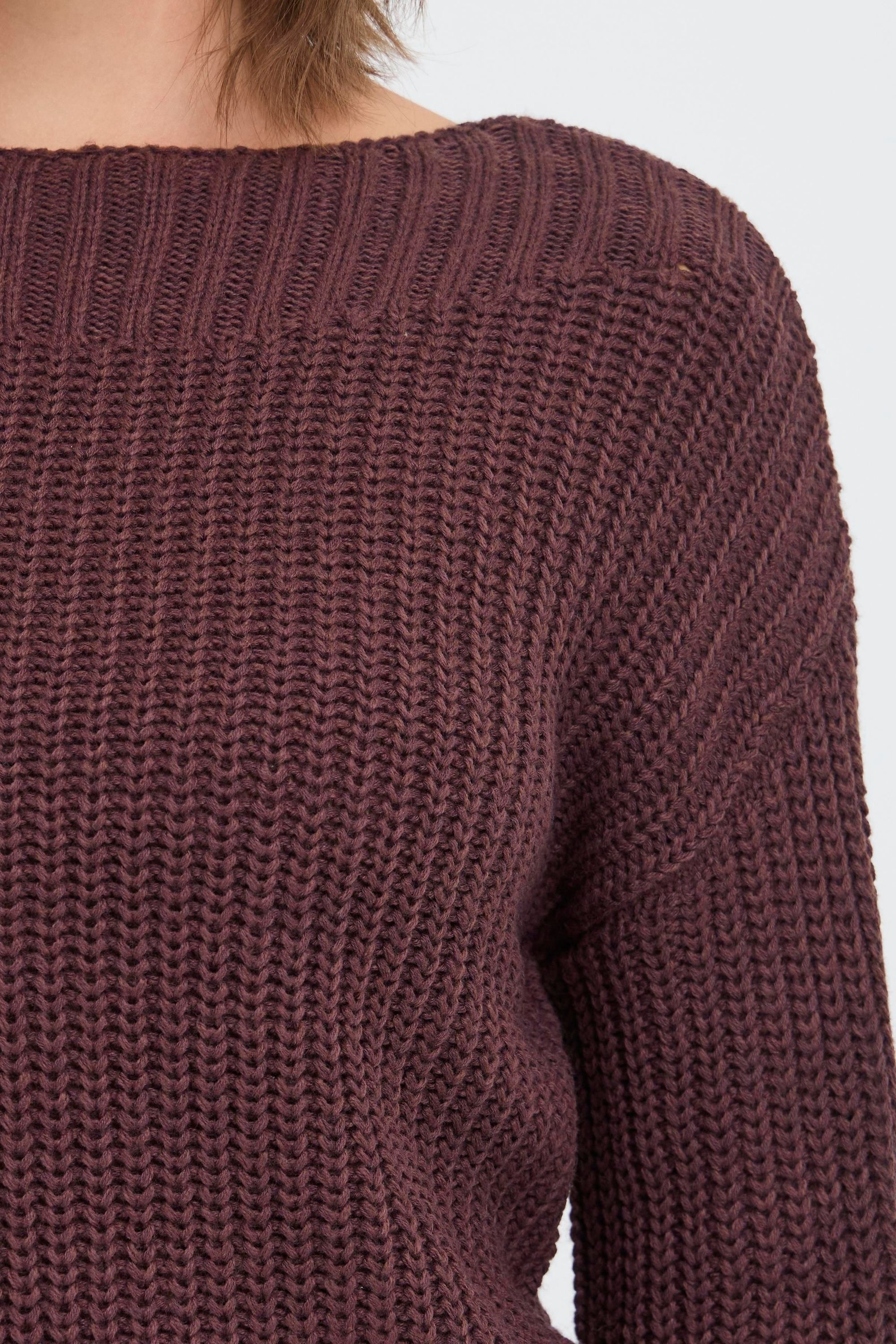 OXMO Strickfleece-Pullover »Strickpullover OXFKANNA«