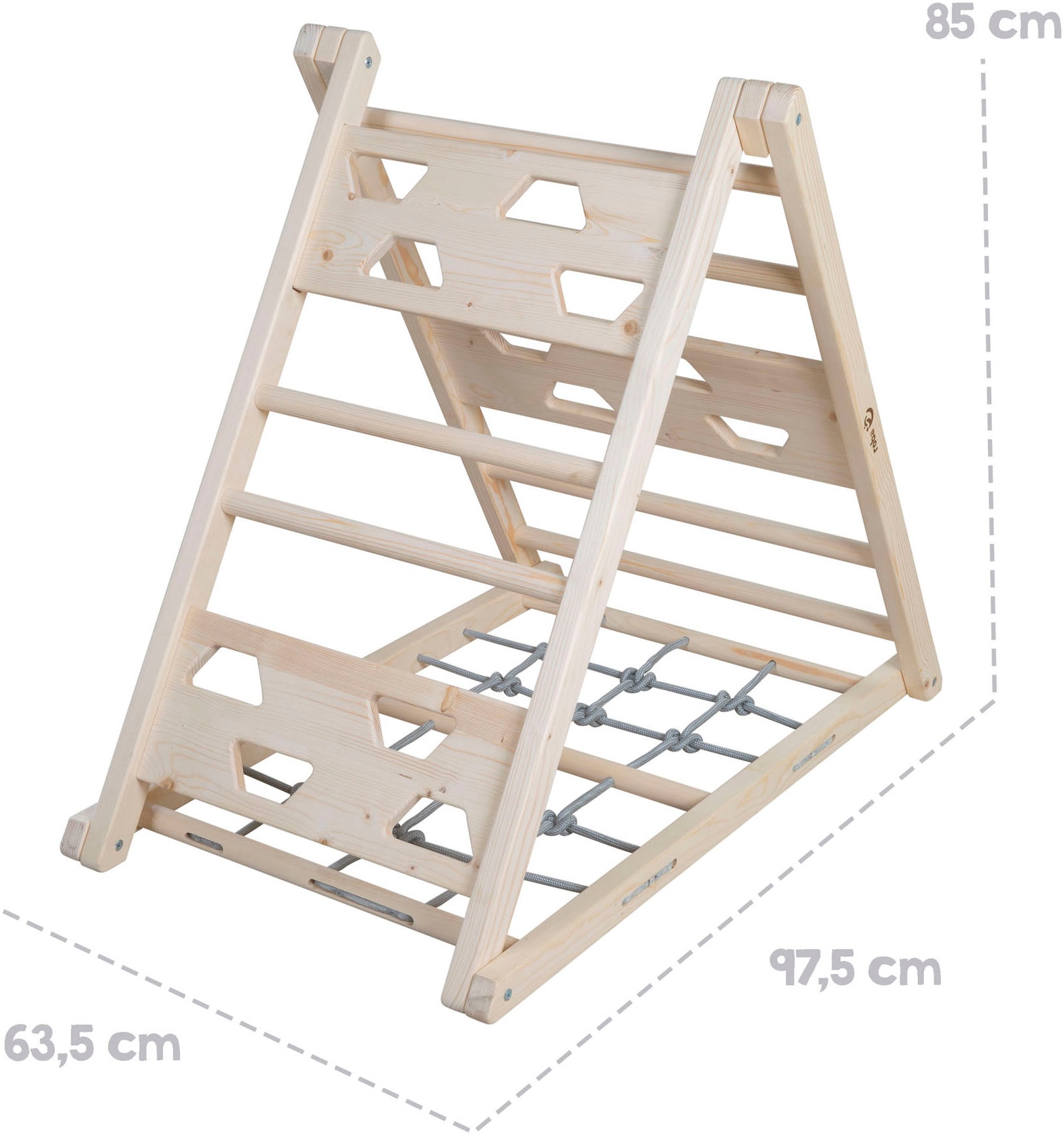 roba® Klettergerüst »Montessori Kletterdreieck« Belastbar bis 50 kg