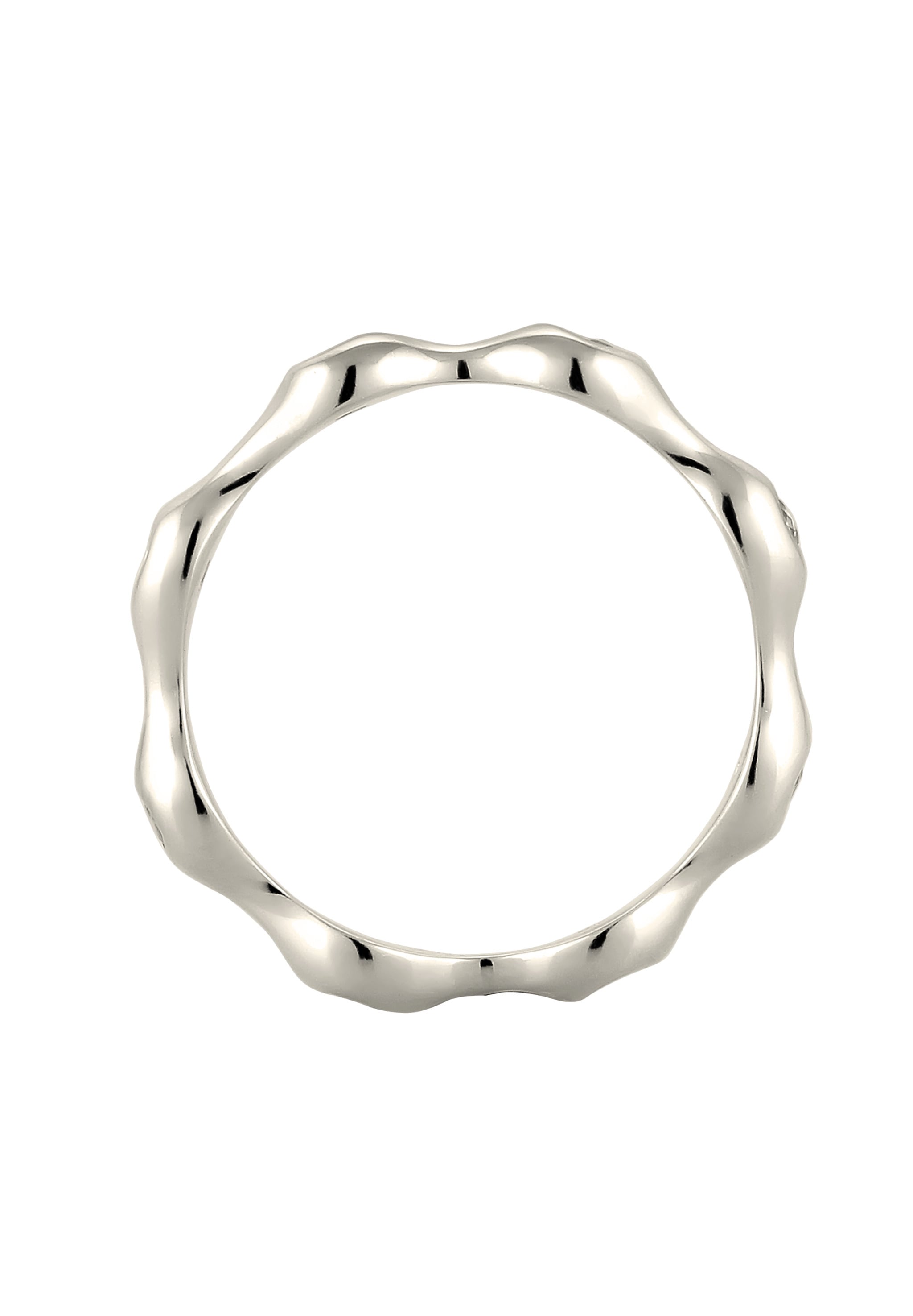 Elli Premium Silberring »Ring Topas Weiß Vintage Look 925 Sterling Silber«