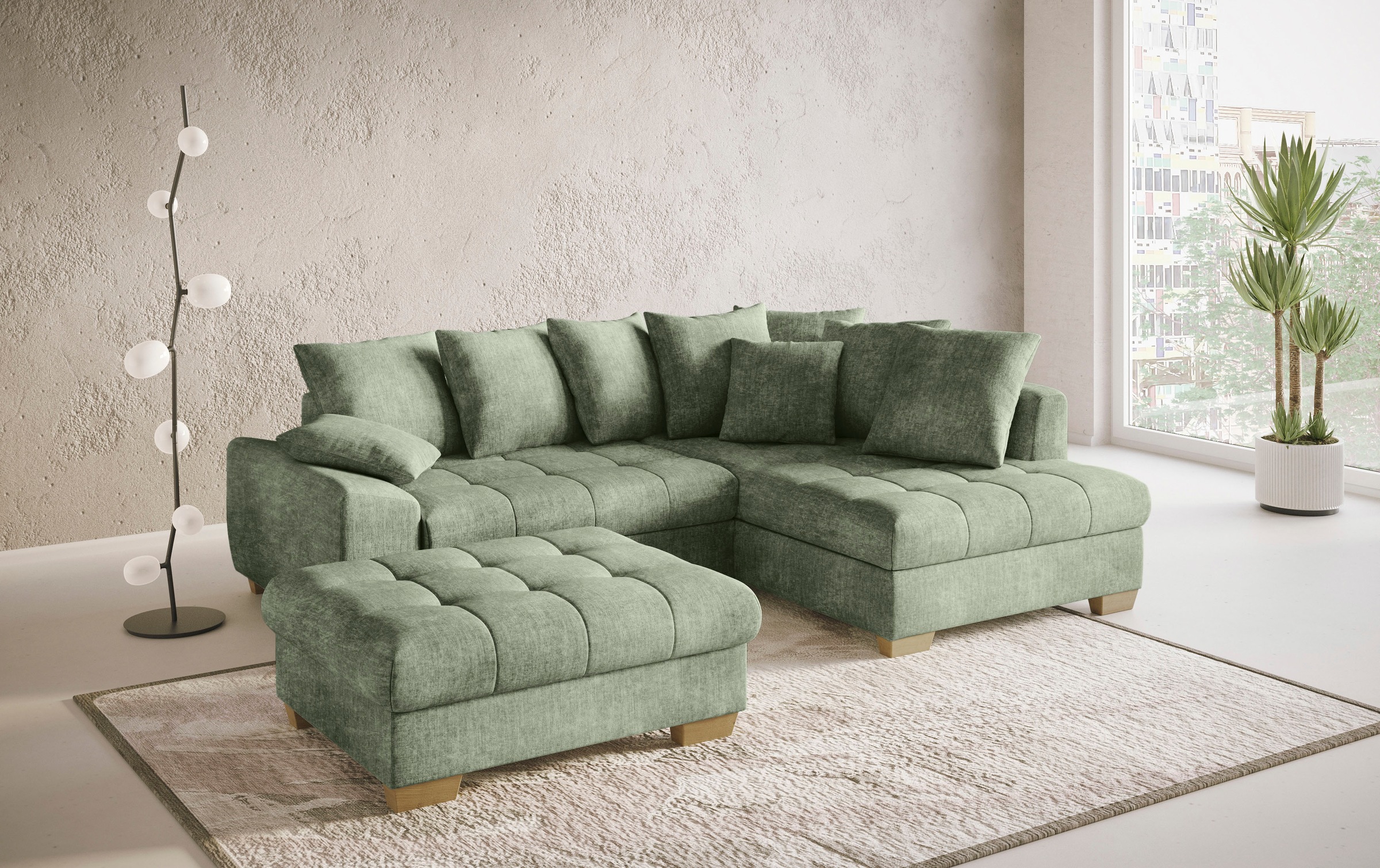 Mr. Couch Hocker »Nikita II« Kaltschaumpolsterung, bis 140 kg belastbar, passend zu der Garnitur