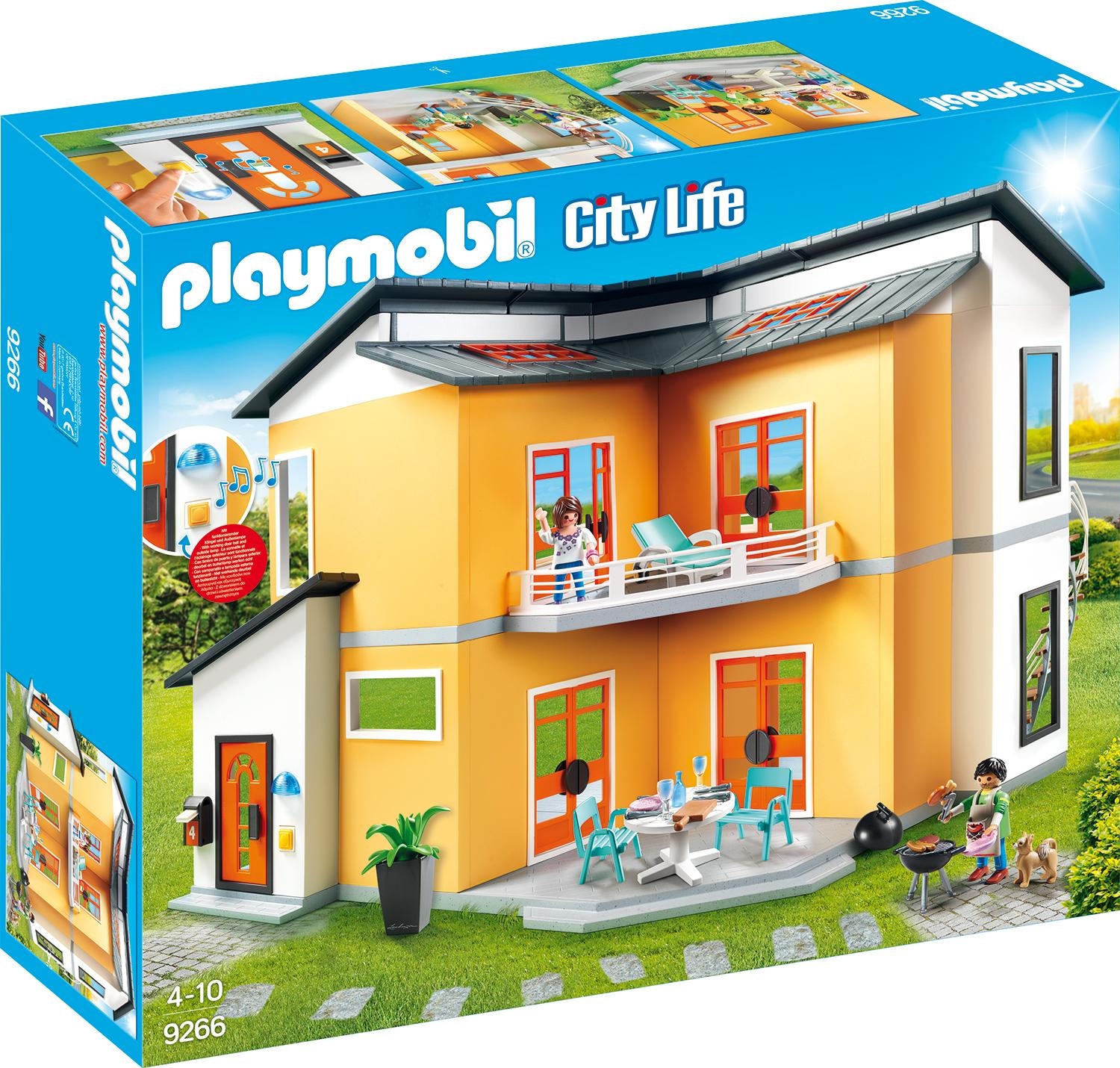 Playmobil® KonstruktionsSpielset »Modernes Wohnhaus (9266), City Life