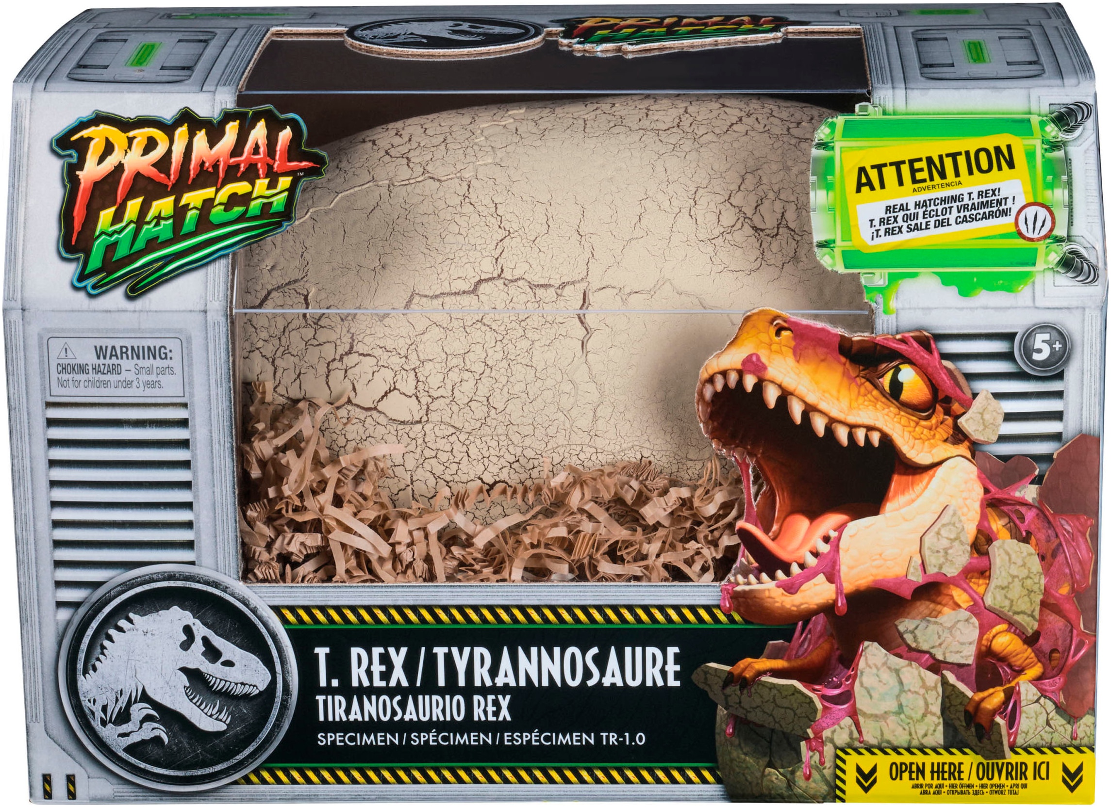 Spin Master Spielfigur »Primal Hatch - Interaktiver T-Rex im Ei«, mit Licht und Sound