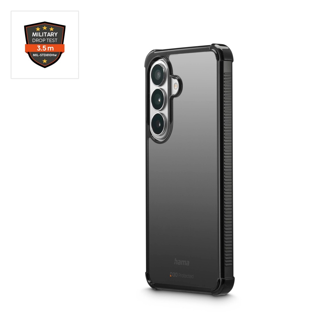 Hama Smartphone-Hülle »Handyhülle mit D3O-Technologie für Samsung Galaxy S26 FE« Smartphones D3O-Technologie, Fallschutz bis 3,5 m, 4H-Kratzschutz, Farbverlauf