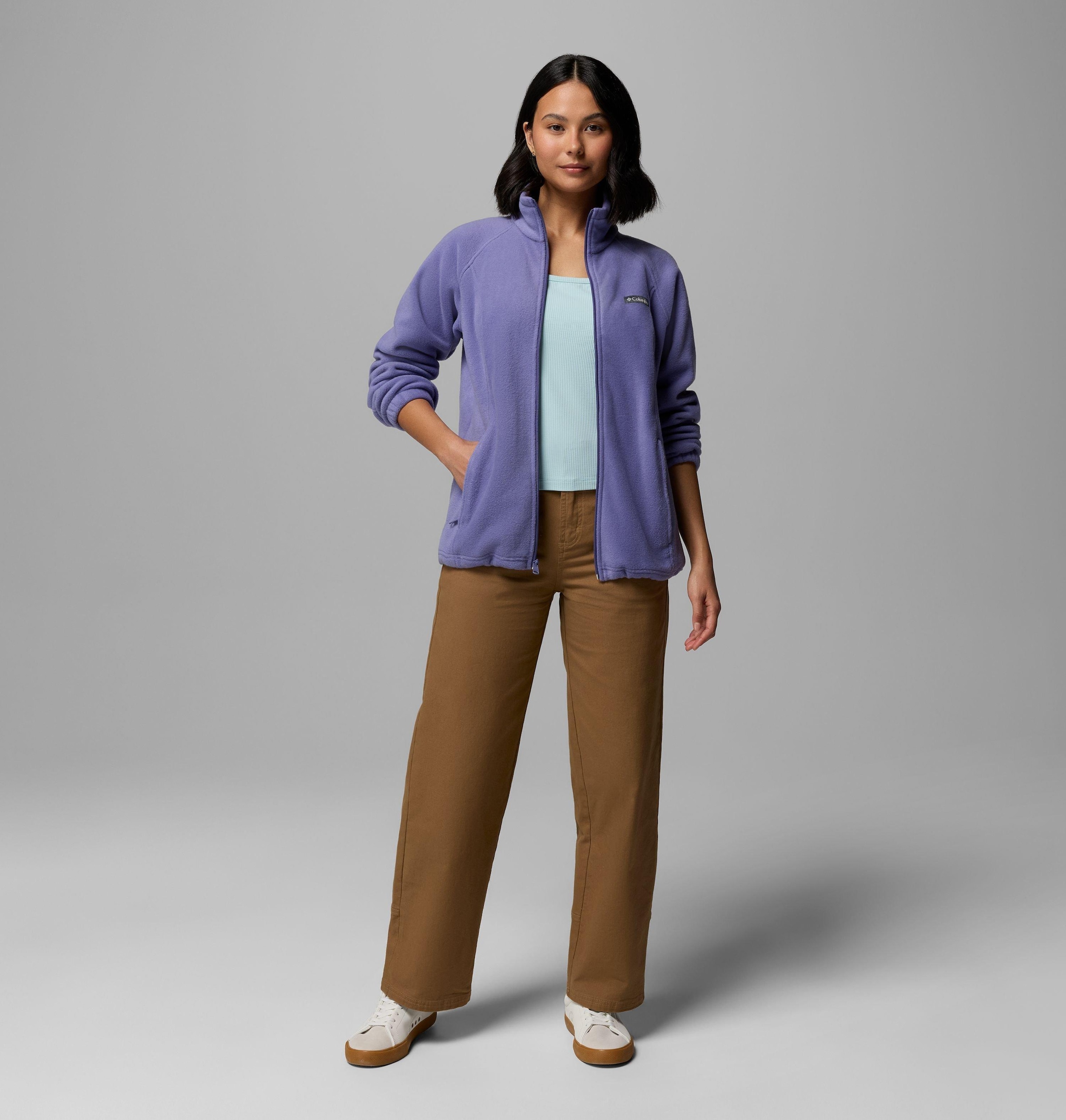 Columbia Fleecejacke »Benton Springs™« sportlicher Stil, klassischer Schnitt, innenliegender Kordelzug