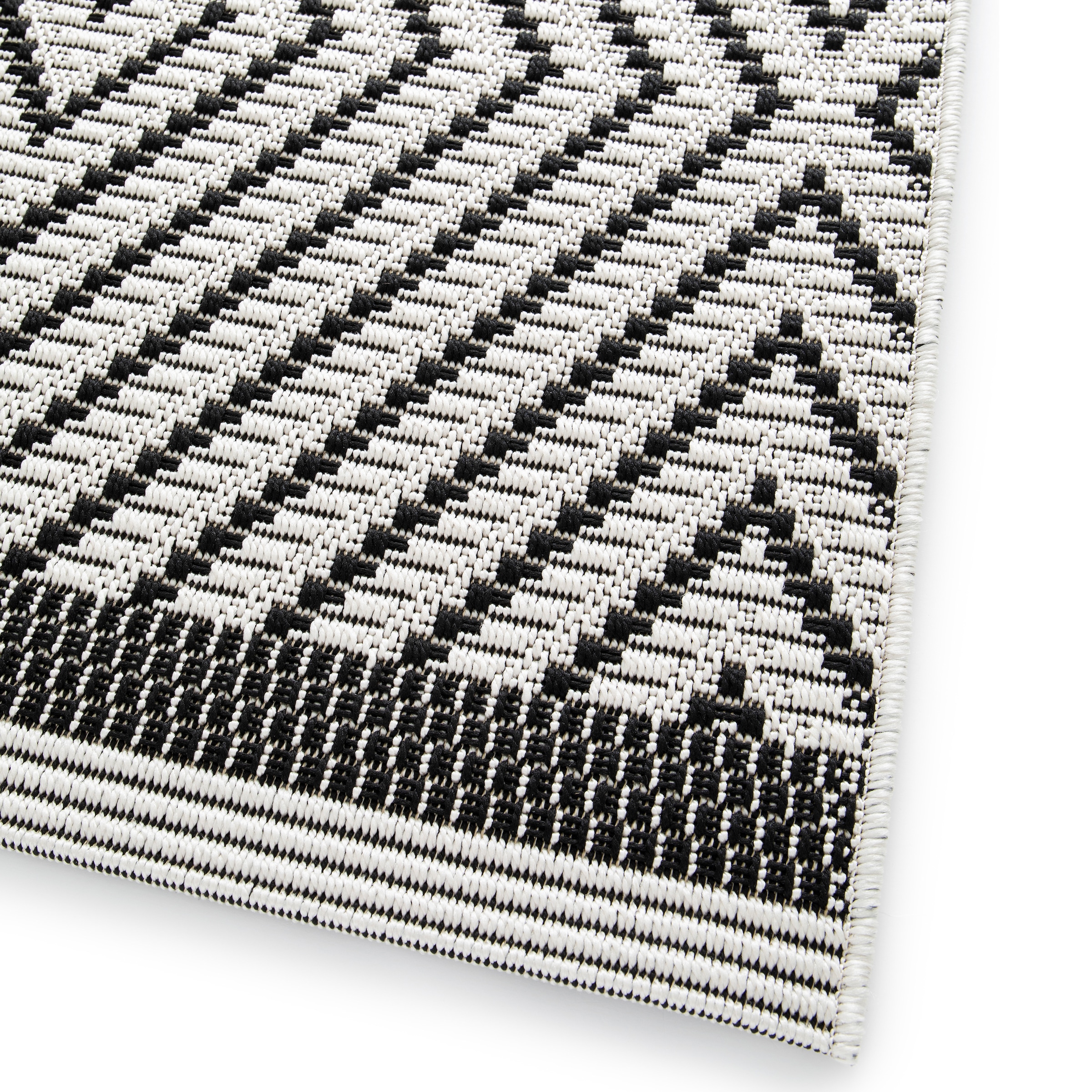 Primaflor-Ideen in Textil Teppich »Outdoorteppich GRANADA - Geo«, rechteckig, 4 mm Höhe, Flachgewebe, Rauten, In- und Outdoor geeignet, für Balkon & Terrasse